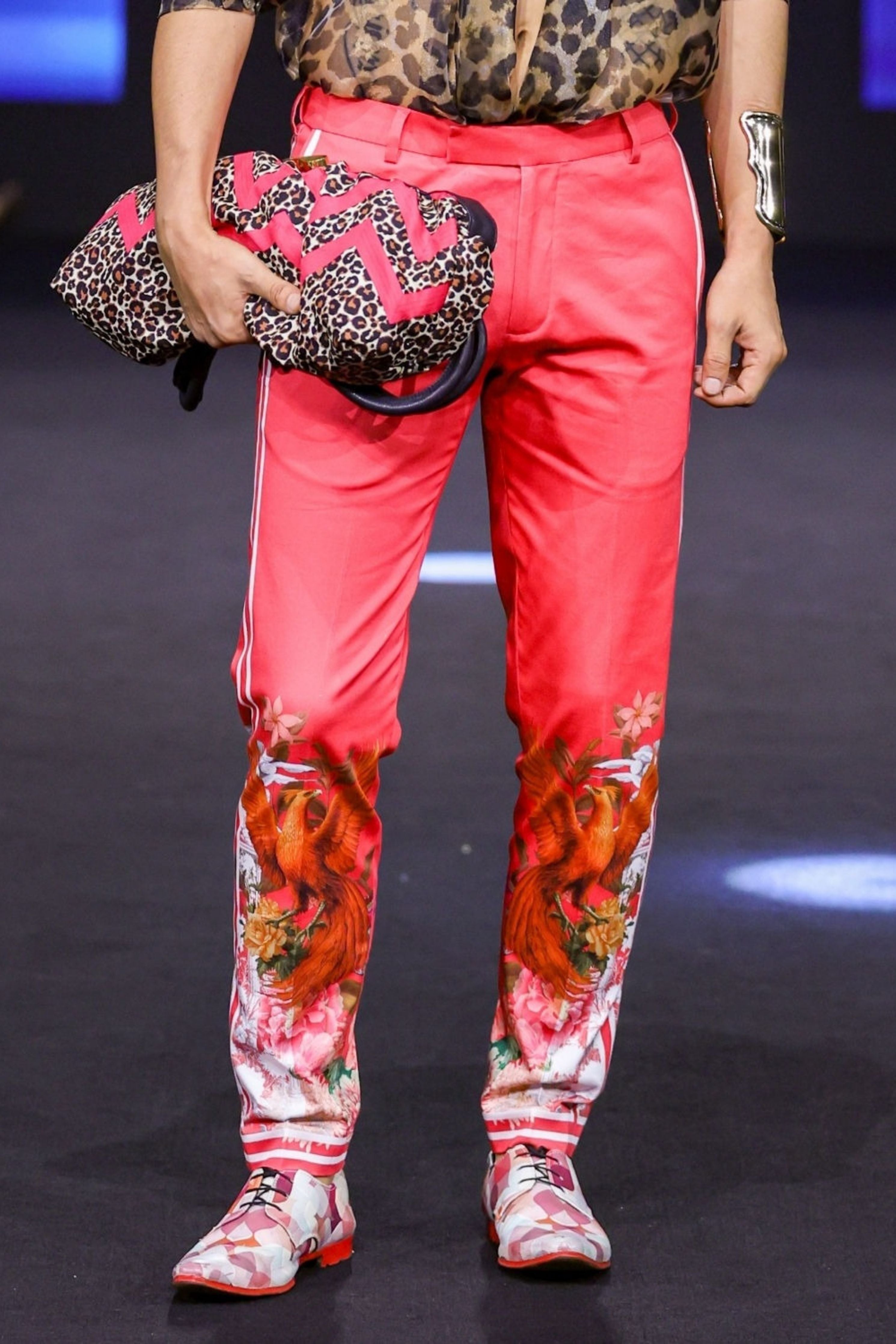 Henry Side Striper Printed Trousers