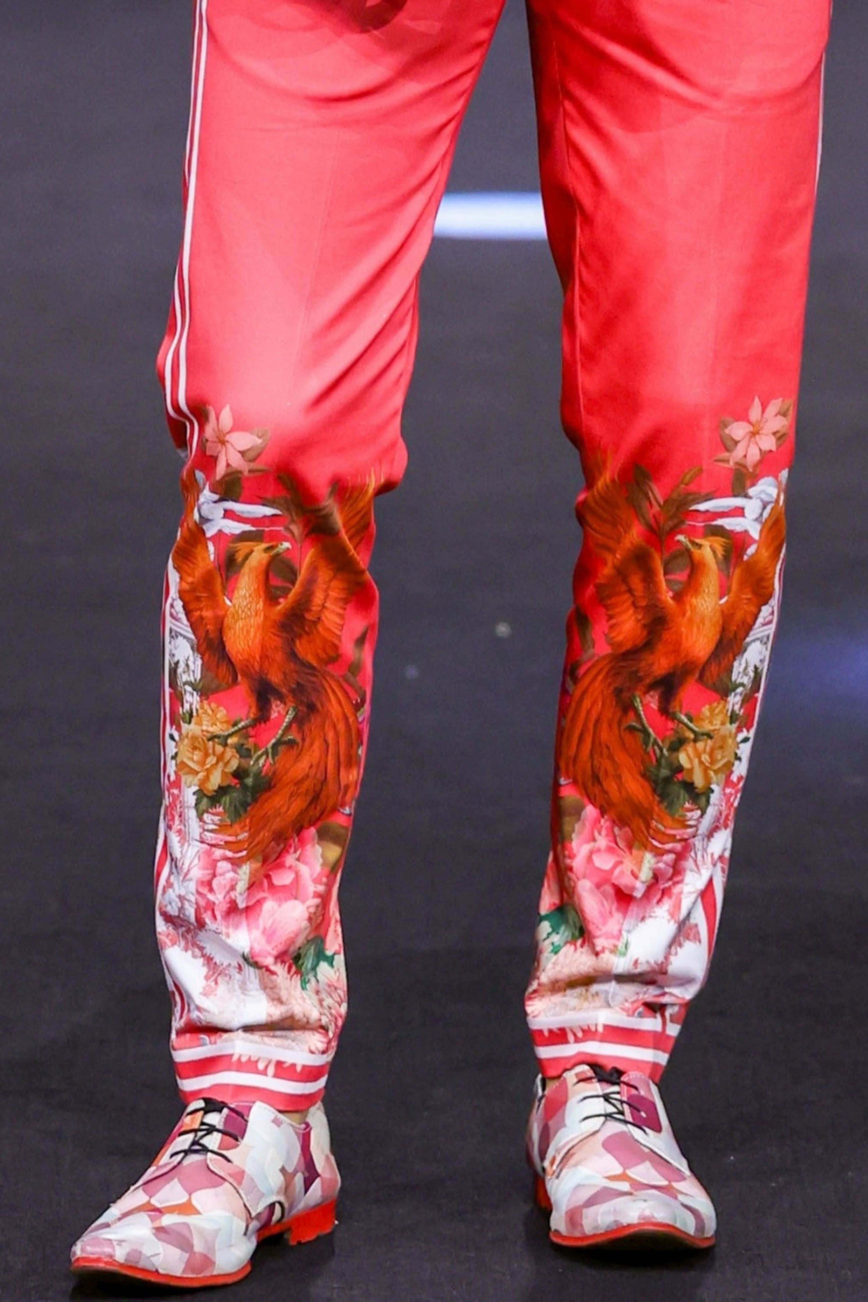 Henry Side Striper Printed Trousers