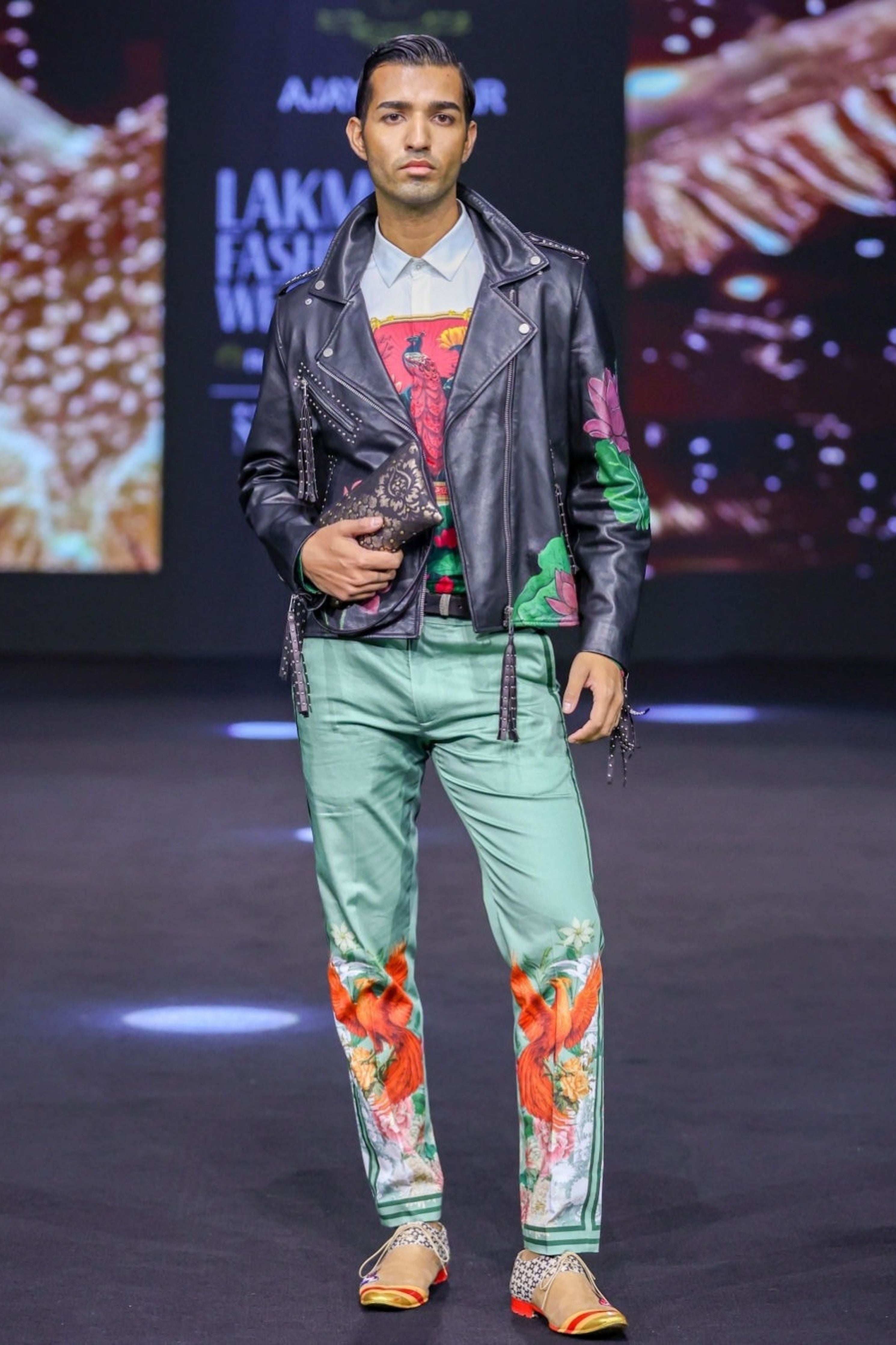 Ronny Side Striper Printed Trousers