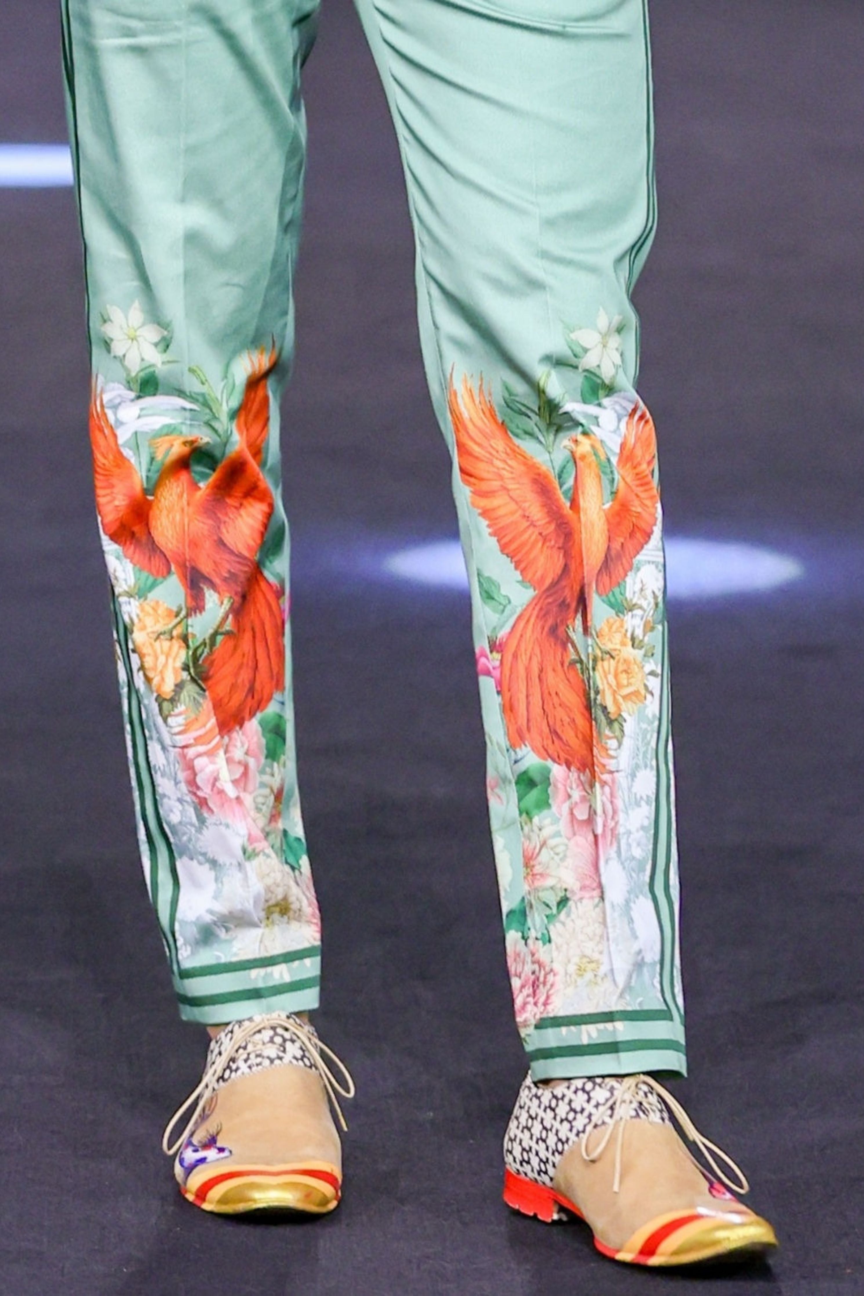 Ronny Side Striper Printed Trousers