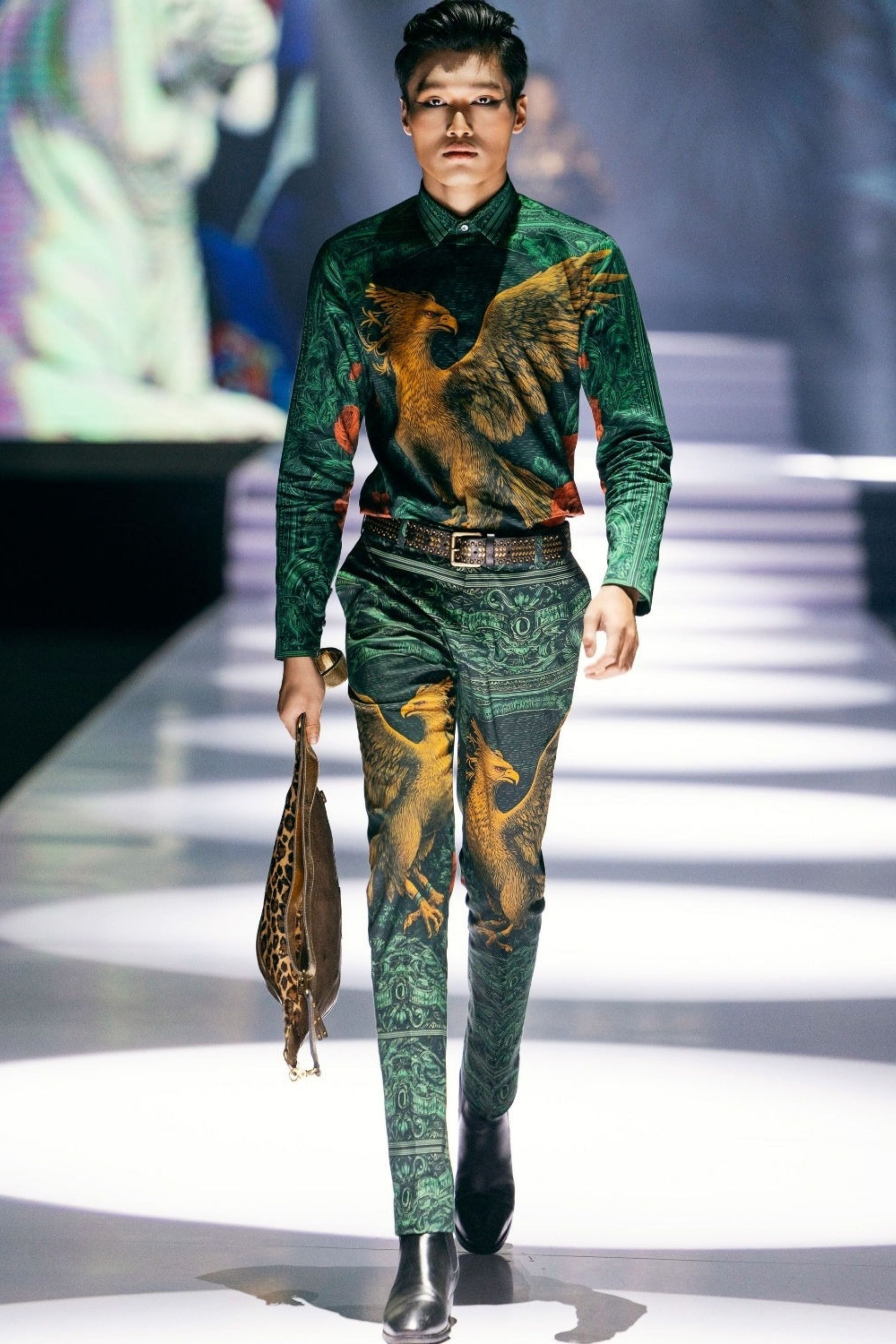 Rising Phoenix Printed Trousers