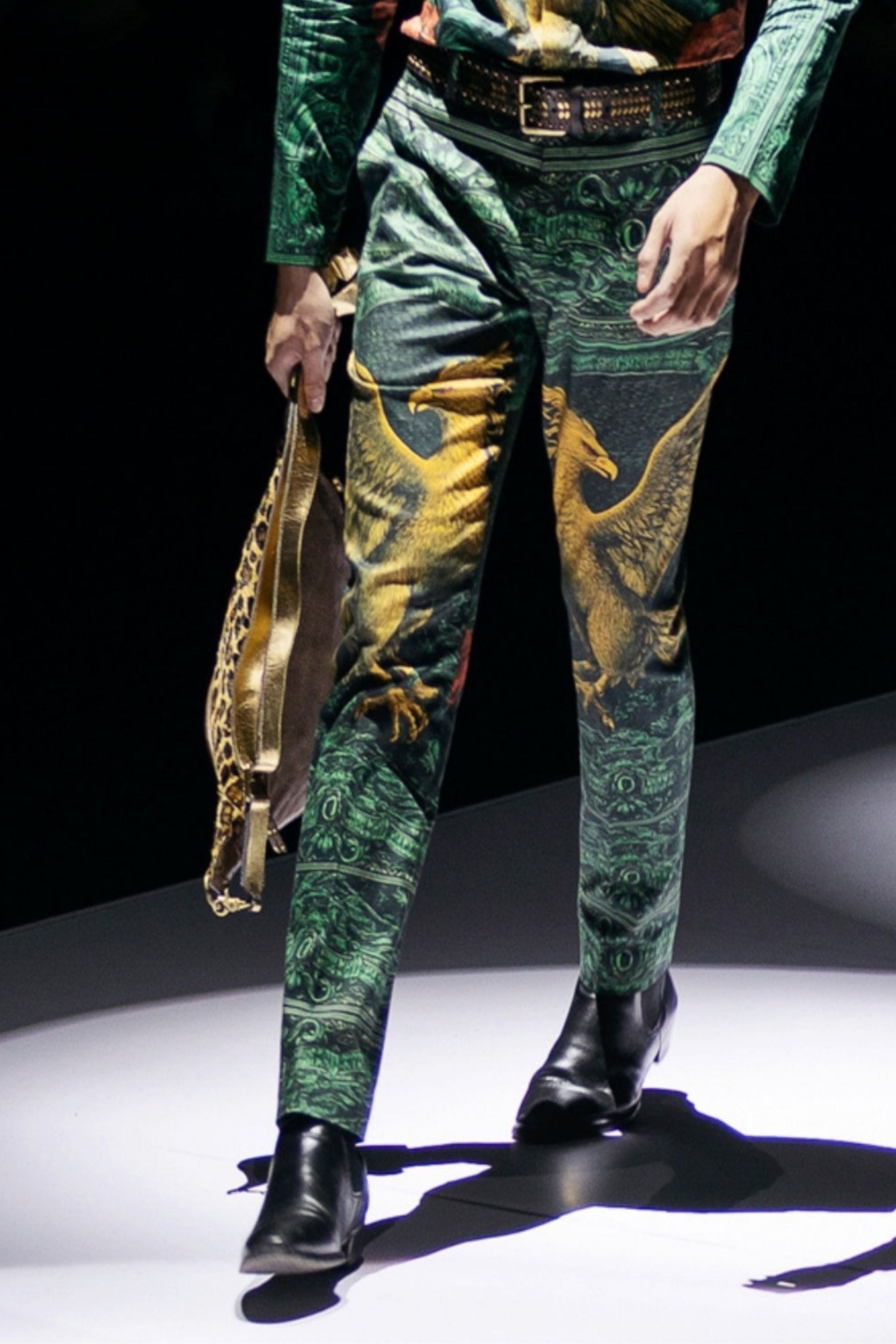 Rising Phoenix Printed Trousers