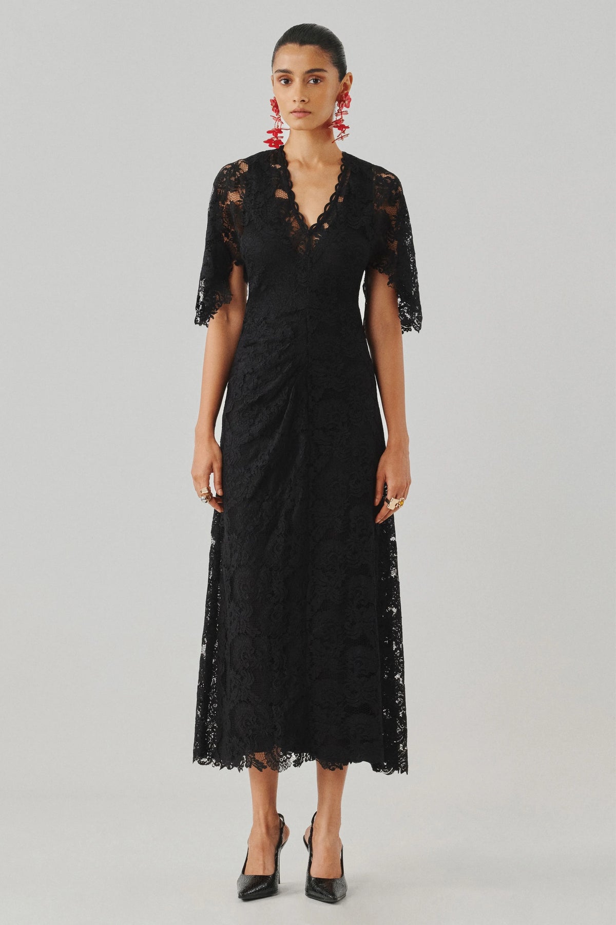 Black Orchid Lace Dress