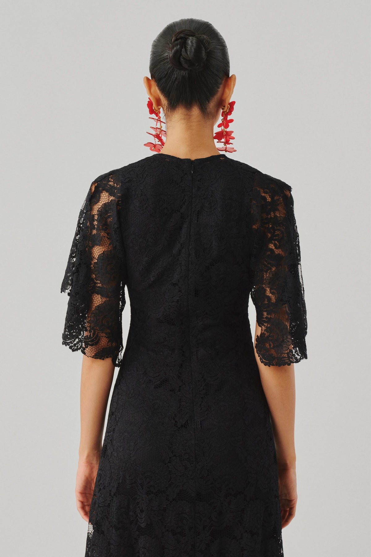 Black Orchid Lace Dress