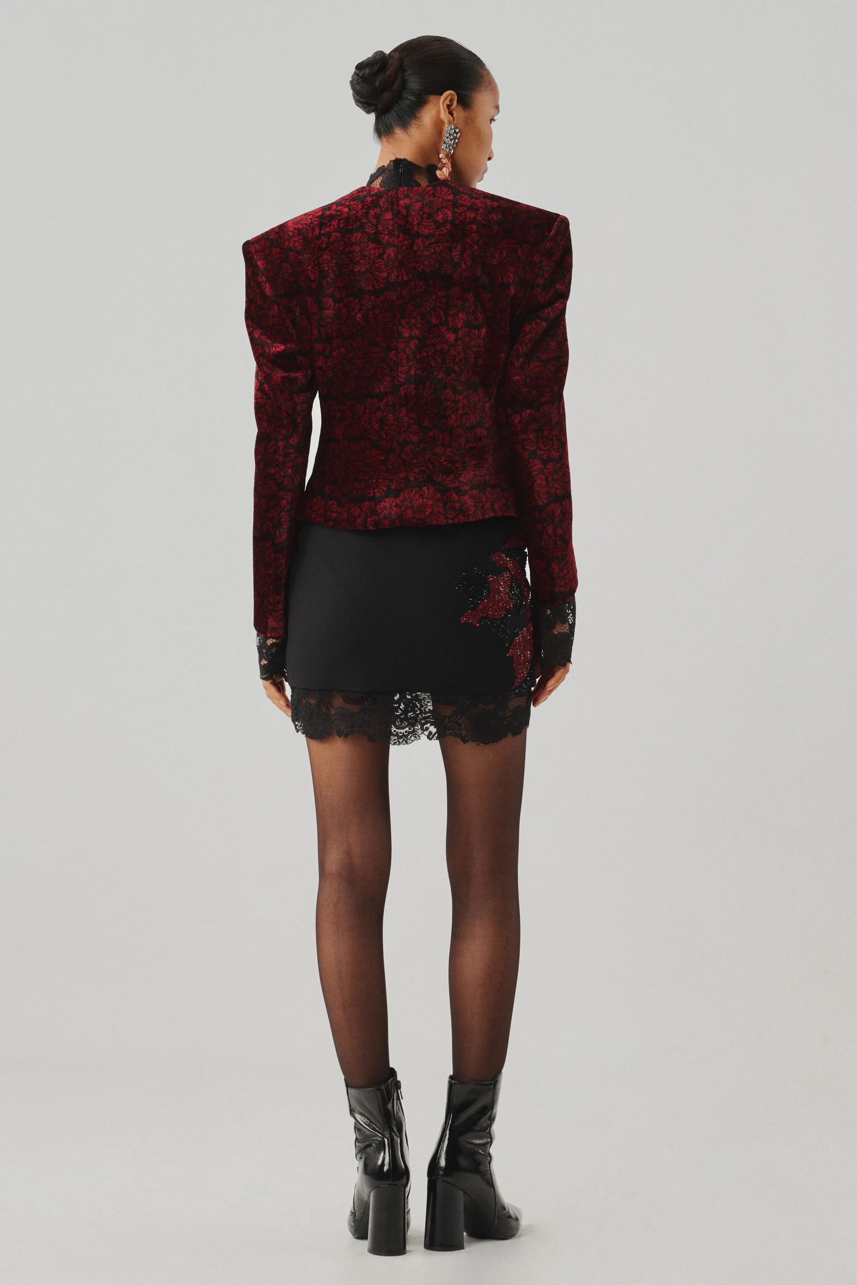 Highland Bloom Ajrakh Jacket