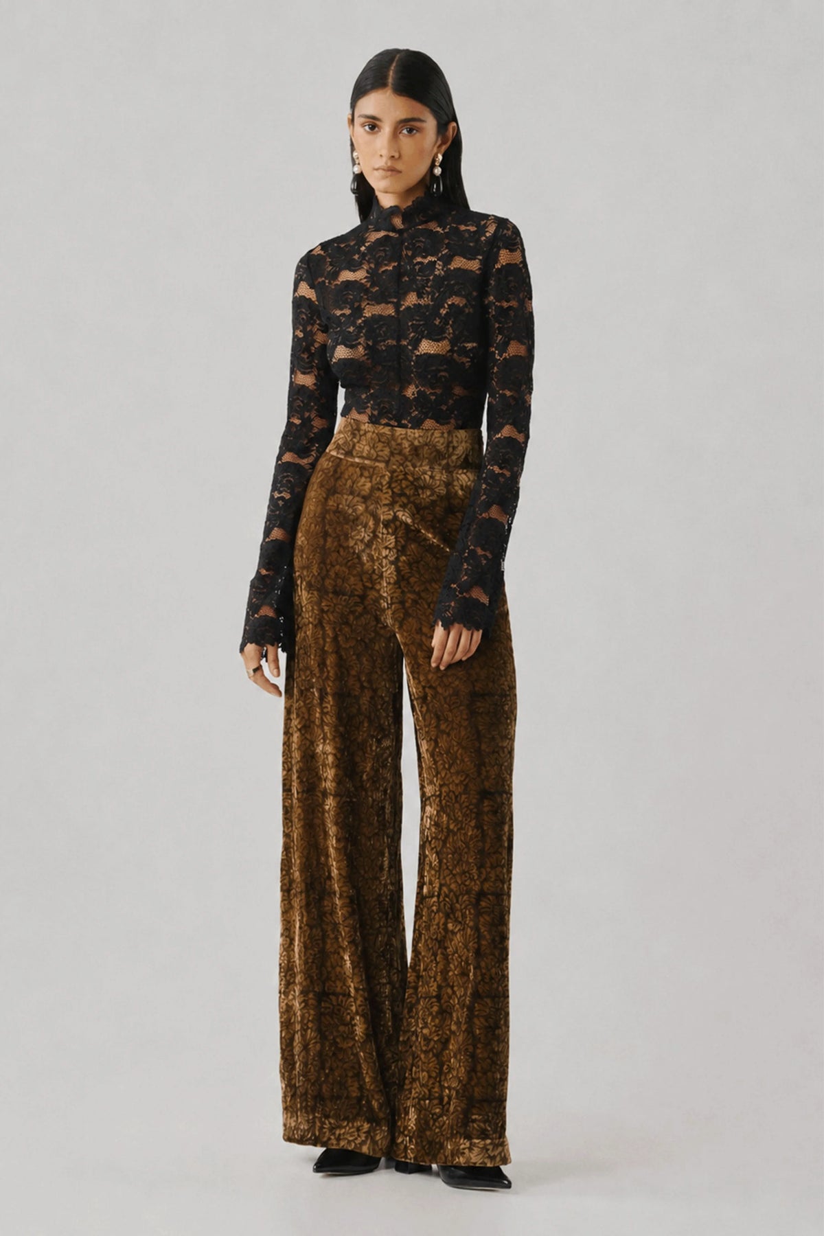 Terra Velvet Ajrakh Pants
