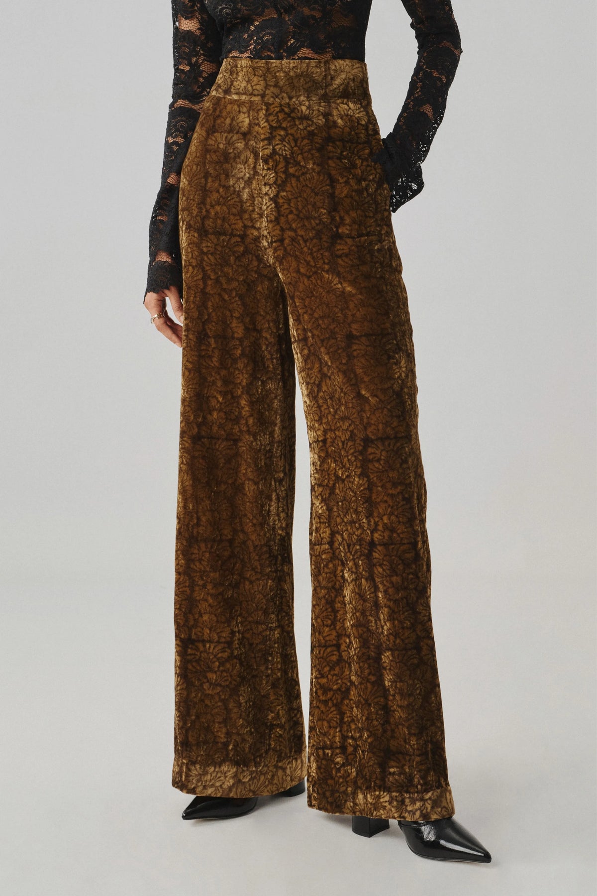 Terra Velvet Ajrakh Pants