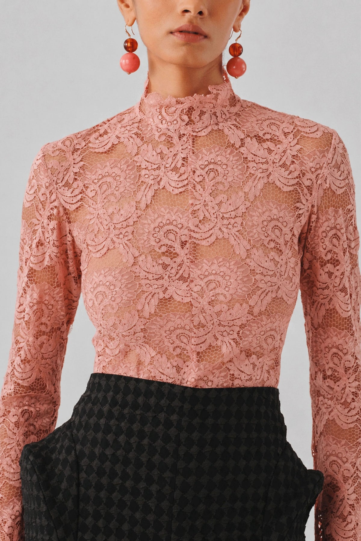 Muse Bodysuit in Blush Pink