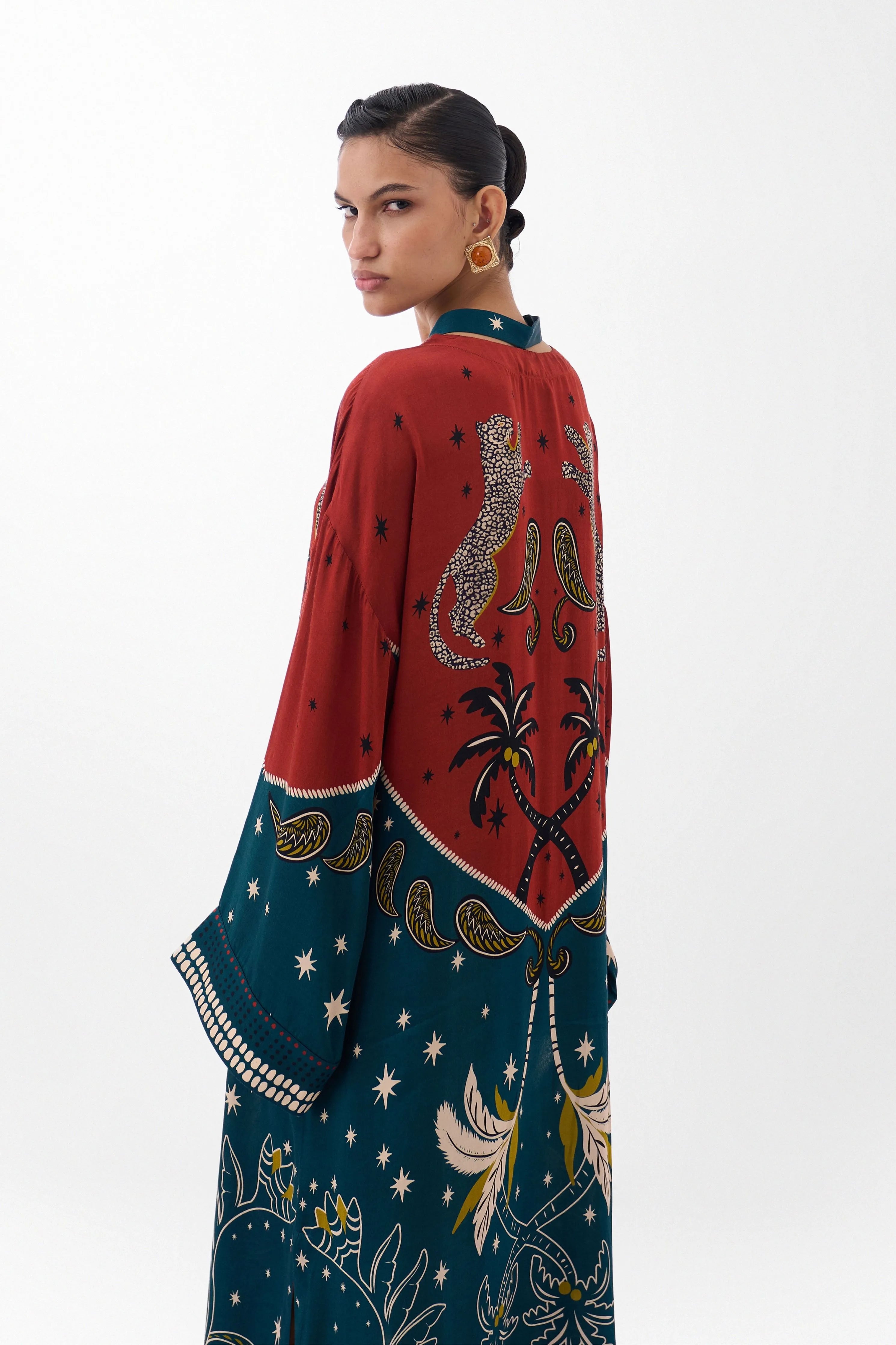 Adah Kaftan Nocturnal Jungle