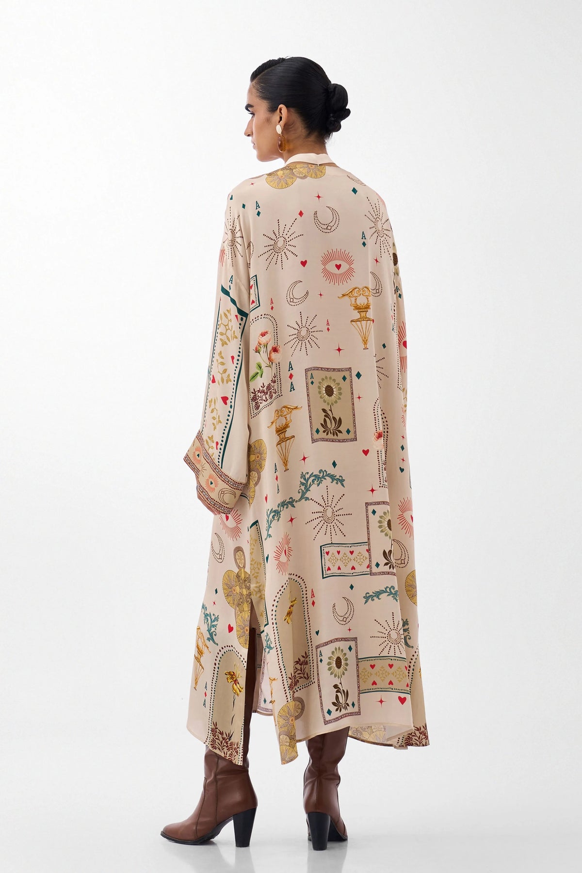 Adah Kaftan Postcards & Petals