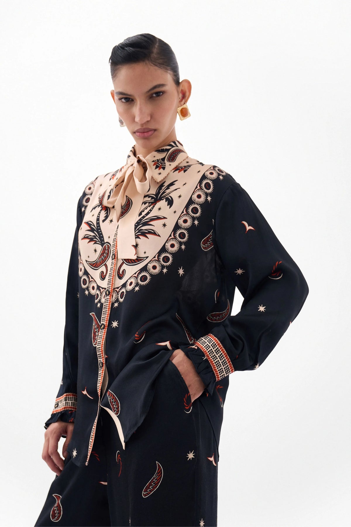 Iris Shirt Nocturnal Jungle