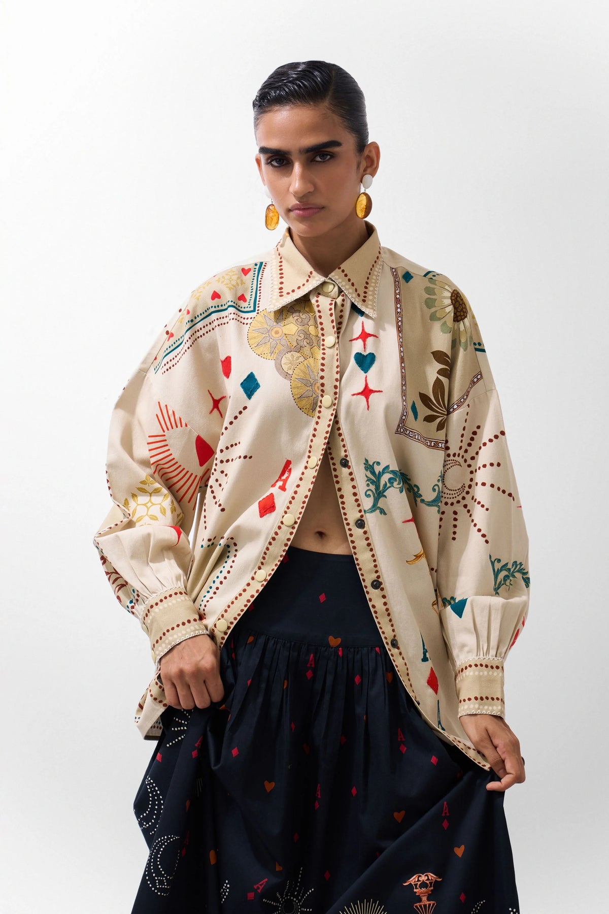 Xena OverShirt Postcards & Petals
