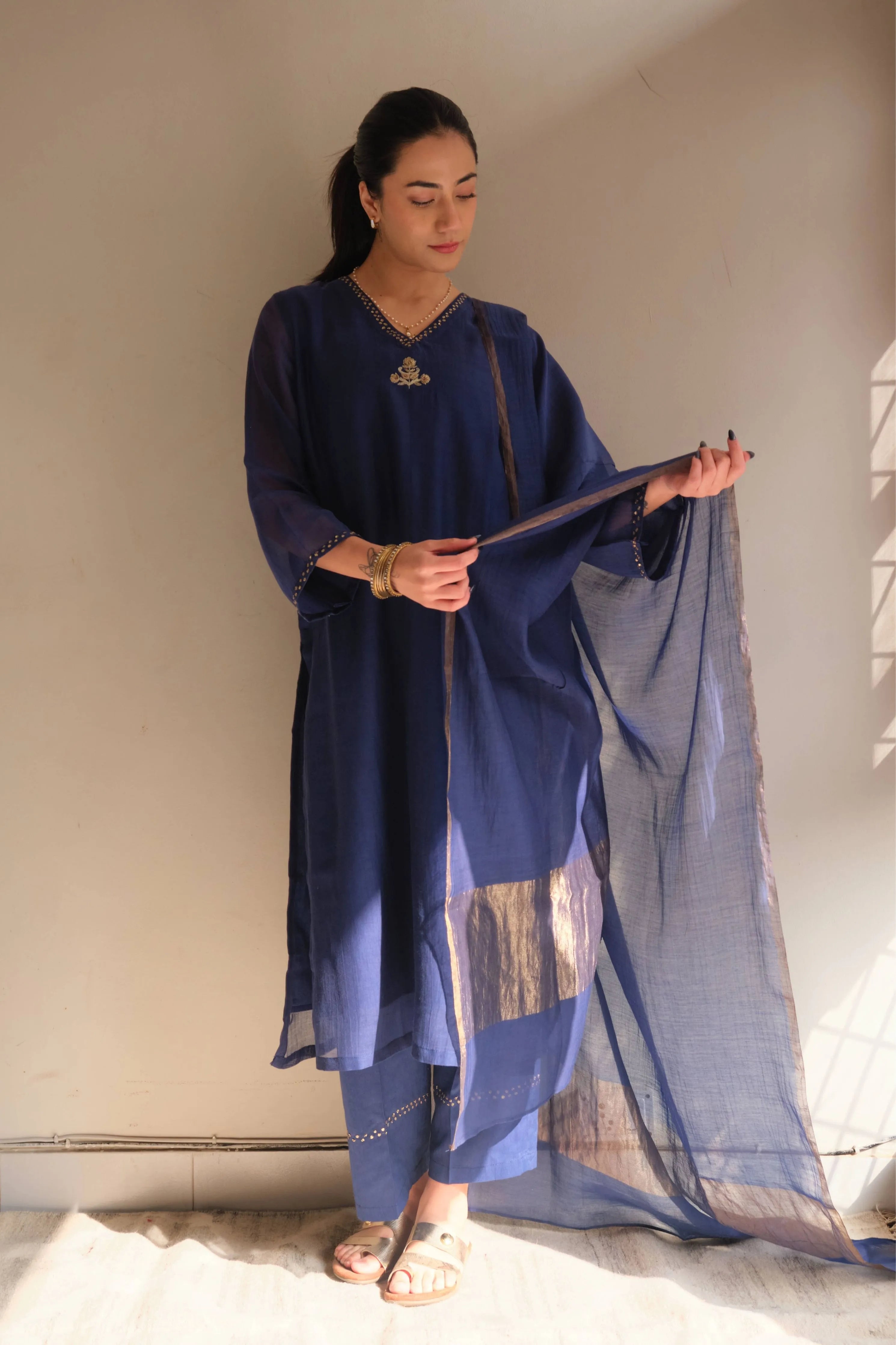 Azure Kurta Set