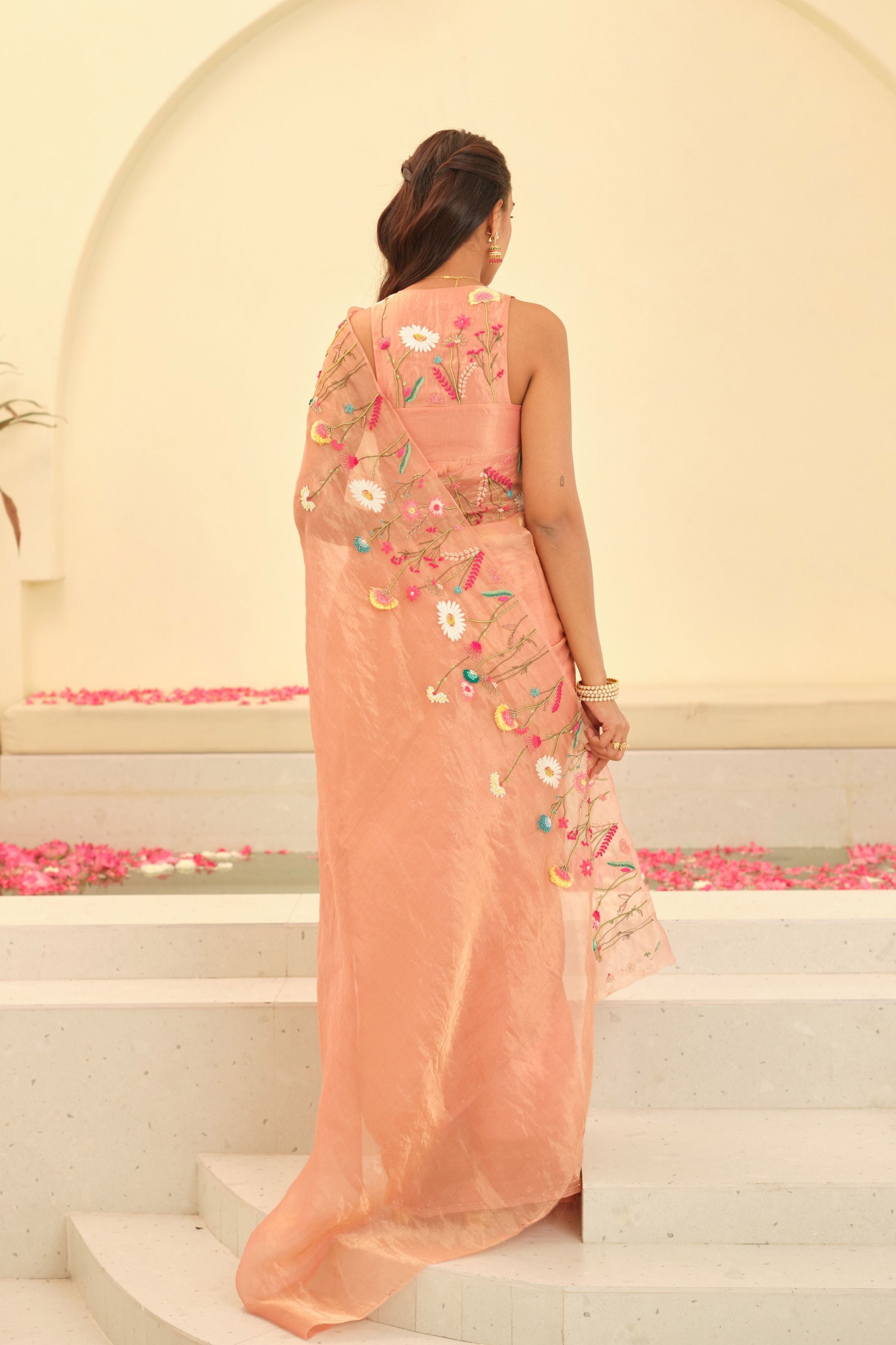 Aarohi Silk Tissue Sari