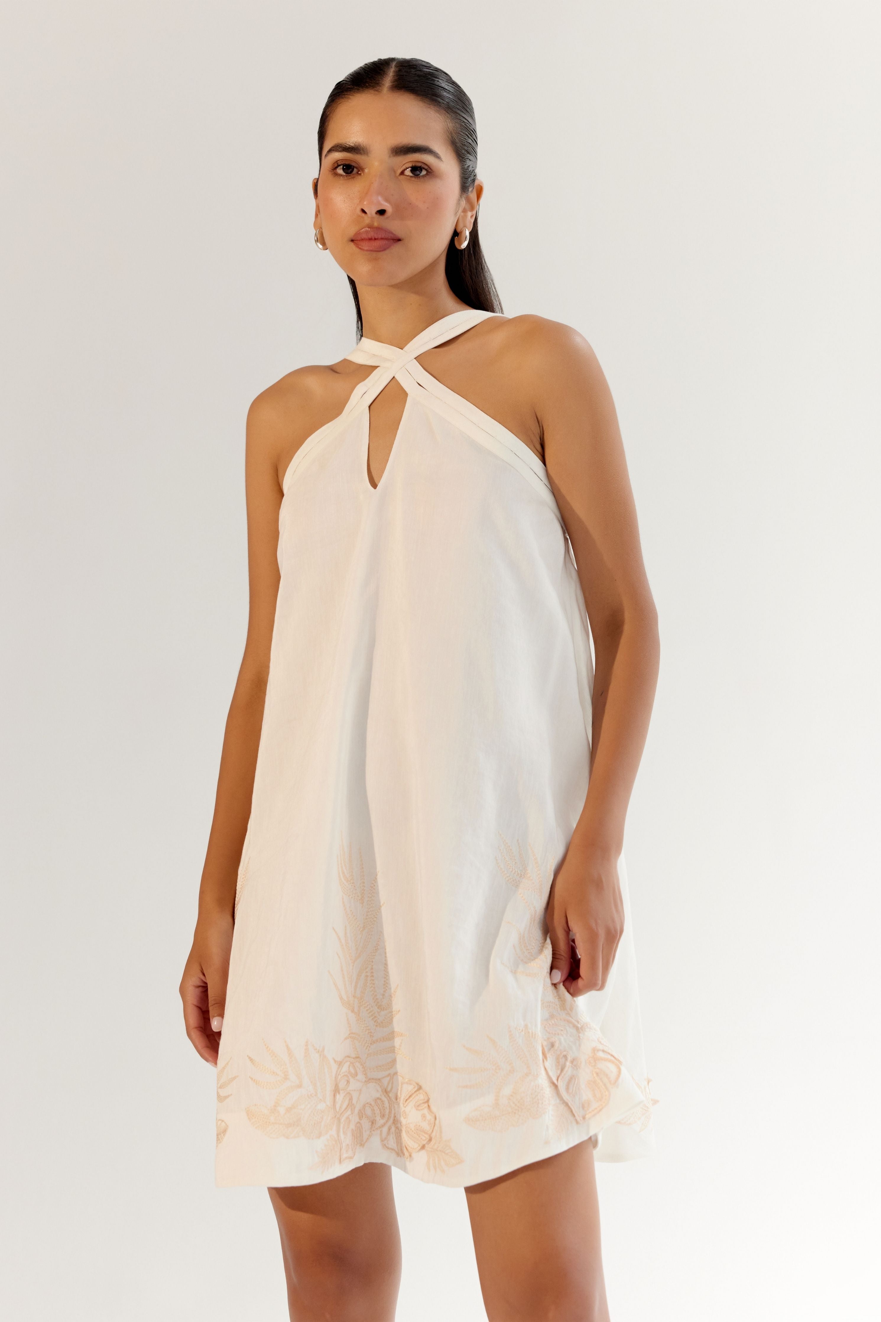 White Aida Mini Dress