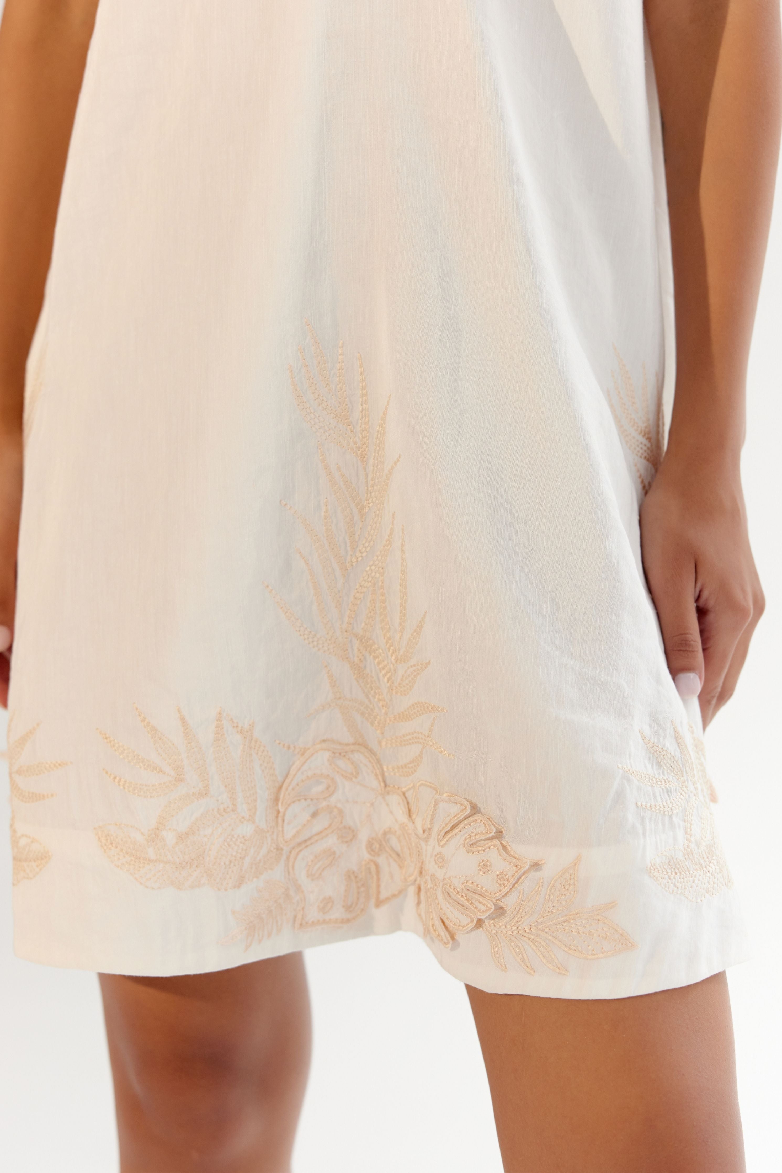 White Aida Mini Dress
