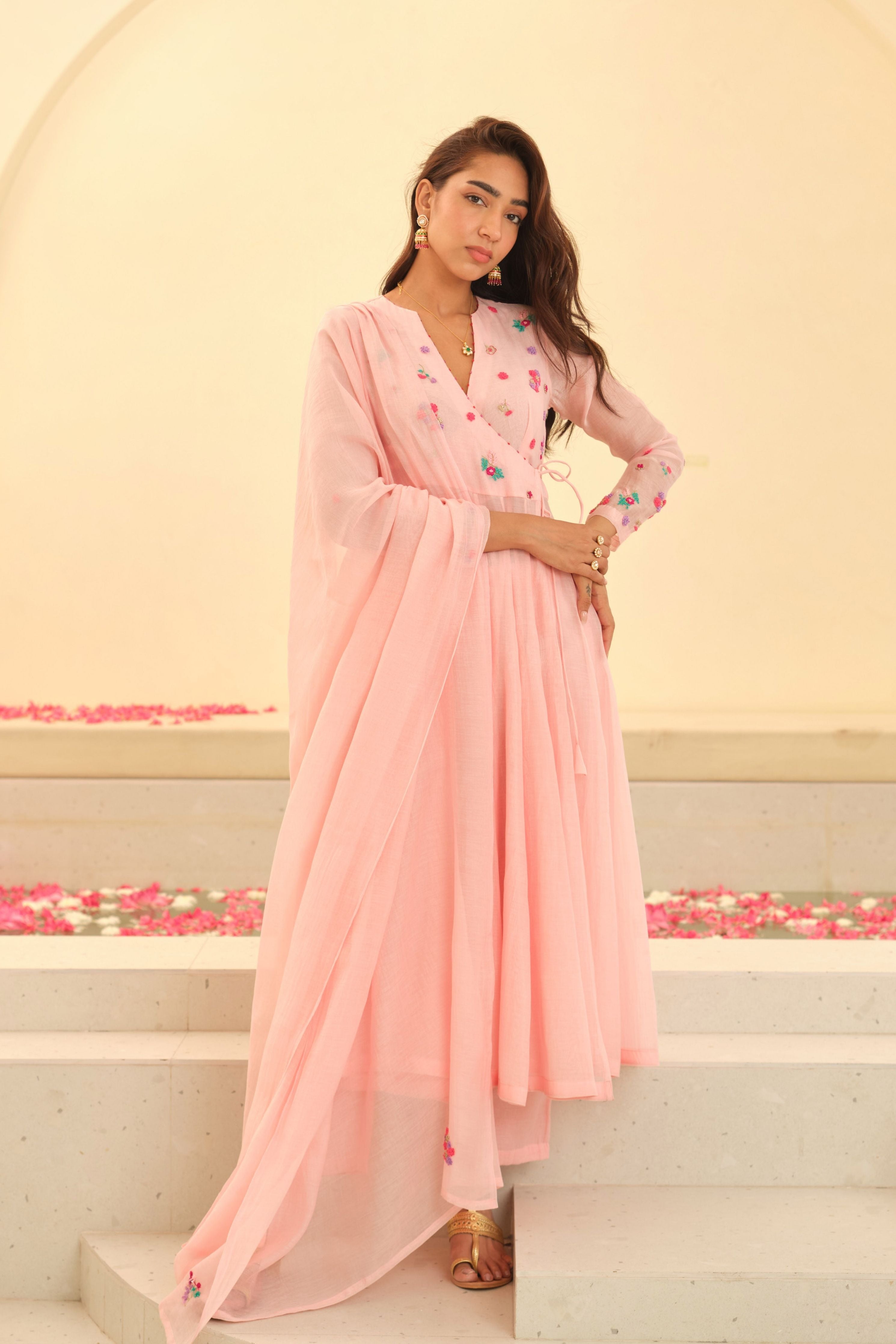 Alka Chanderi Kurta Set