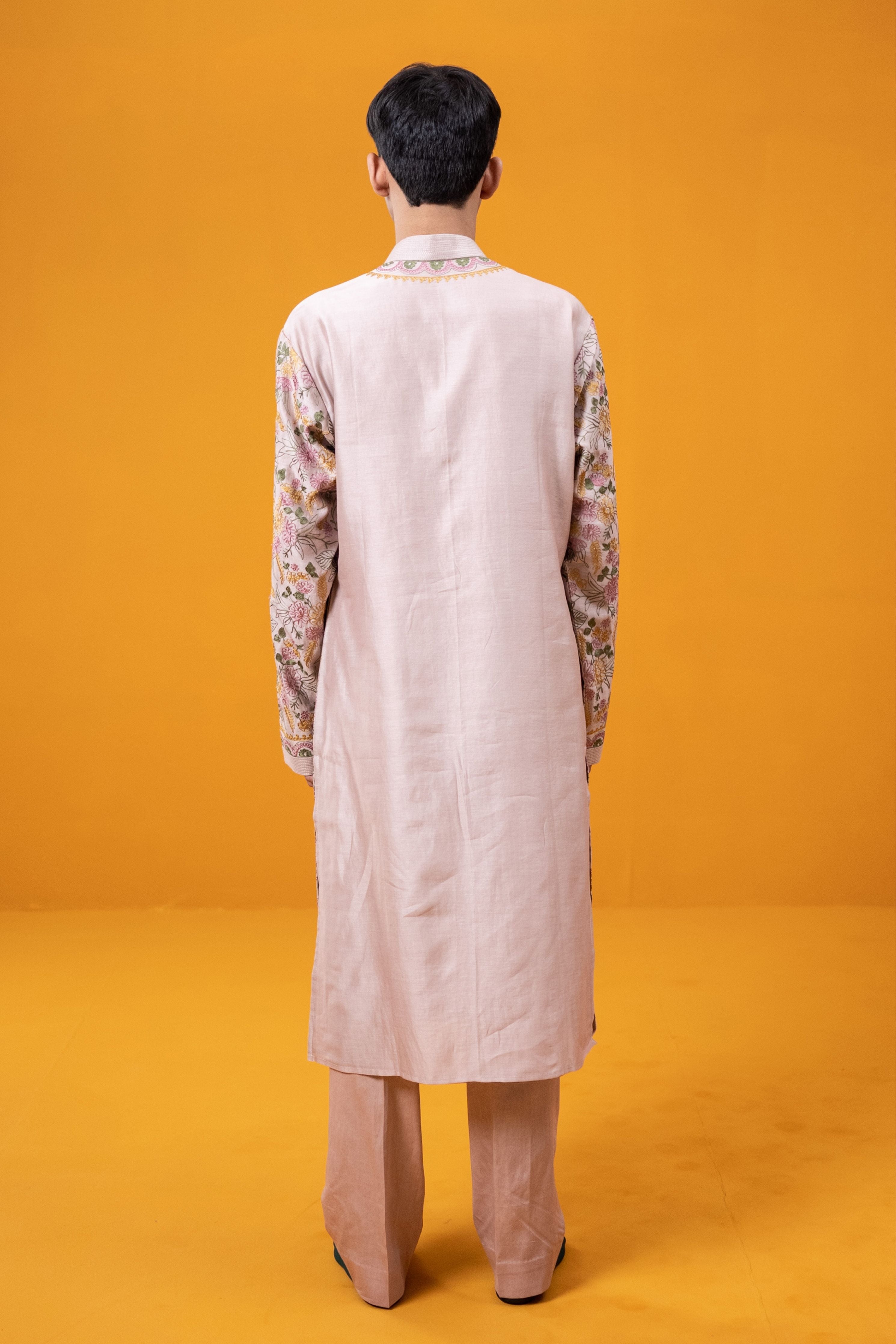 Almond Floral Kurta Set