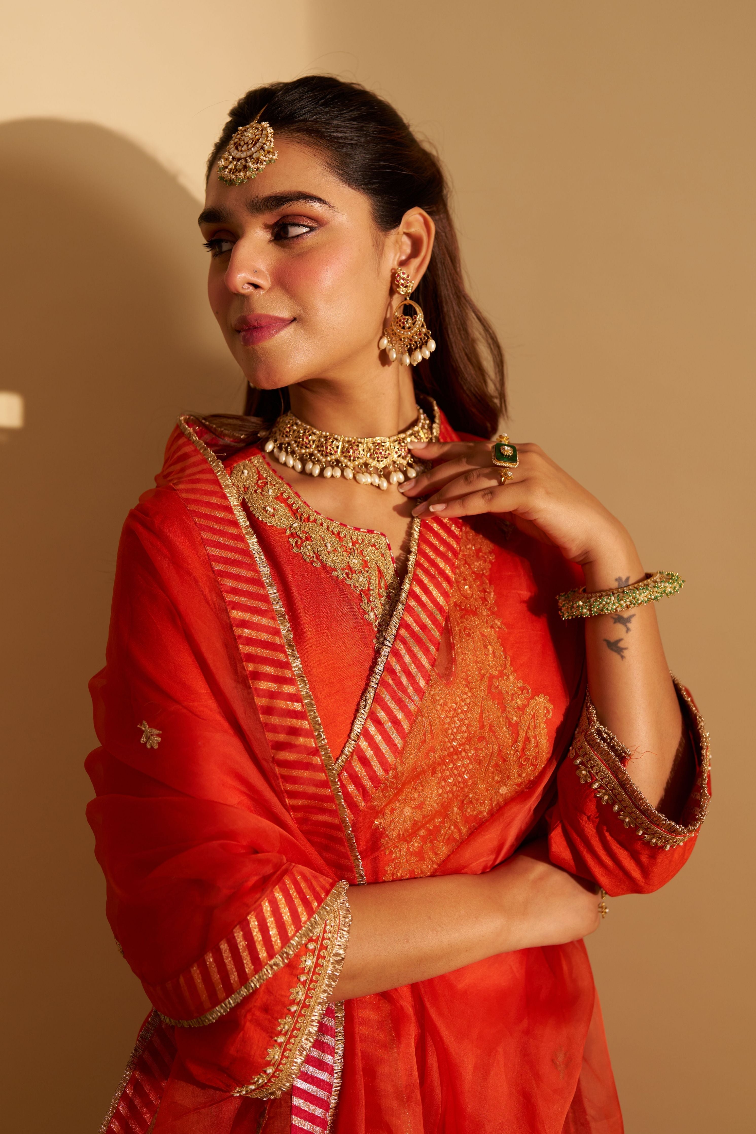 Amaya Long Kaftan With Salwar