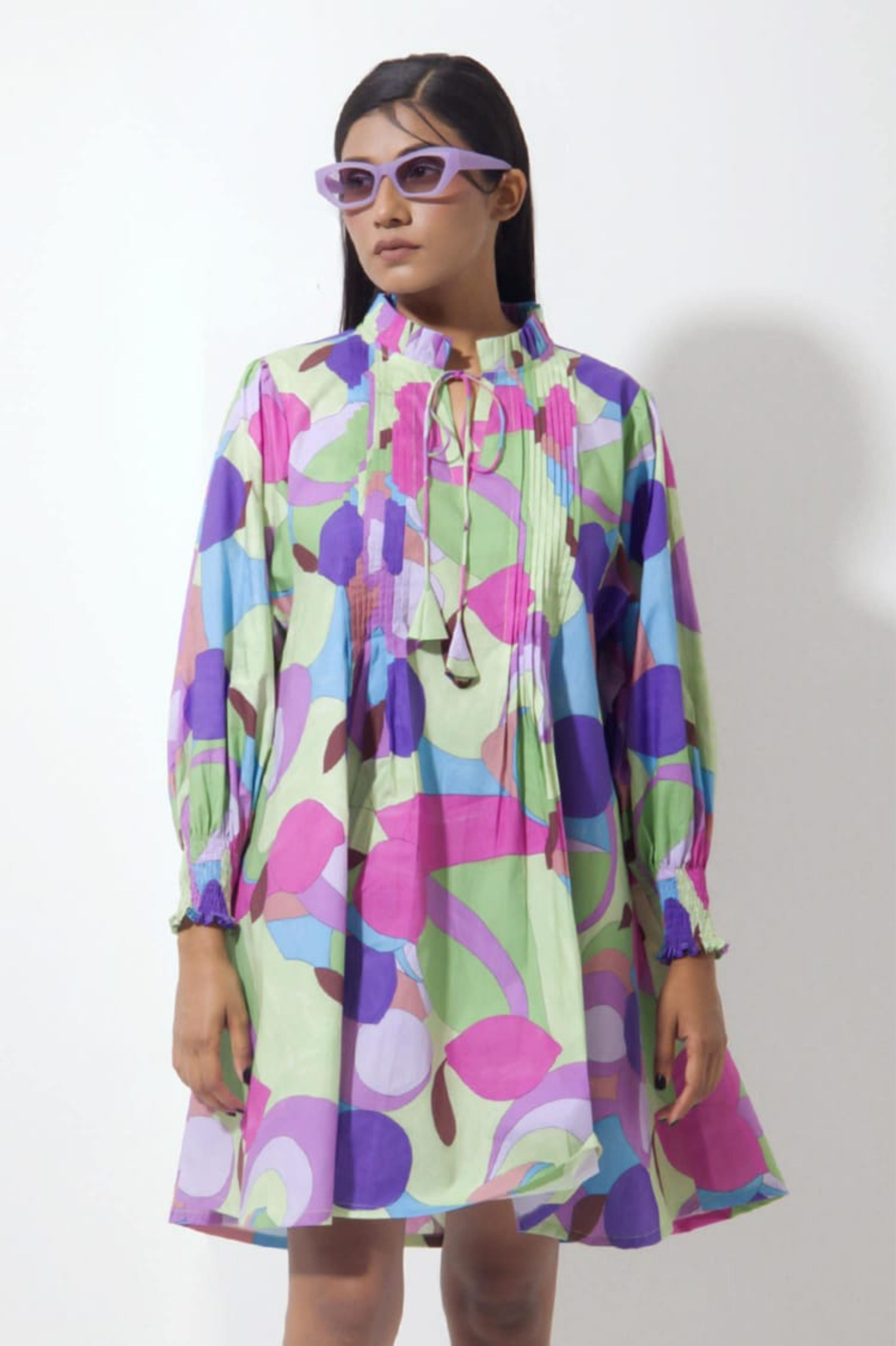 Art Print Short Dress