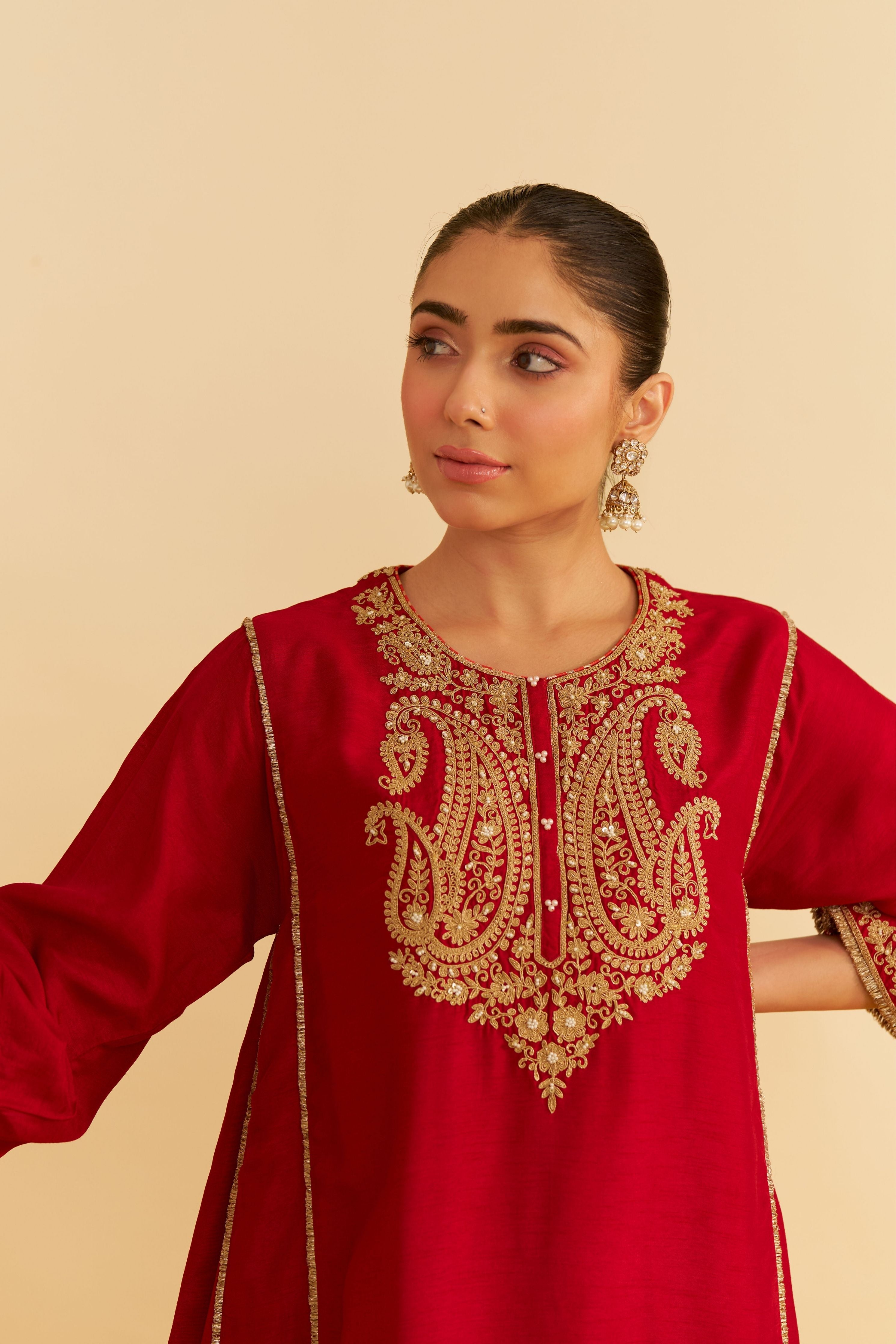 Arya Short Chauga With Salwar