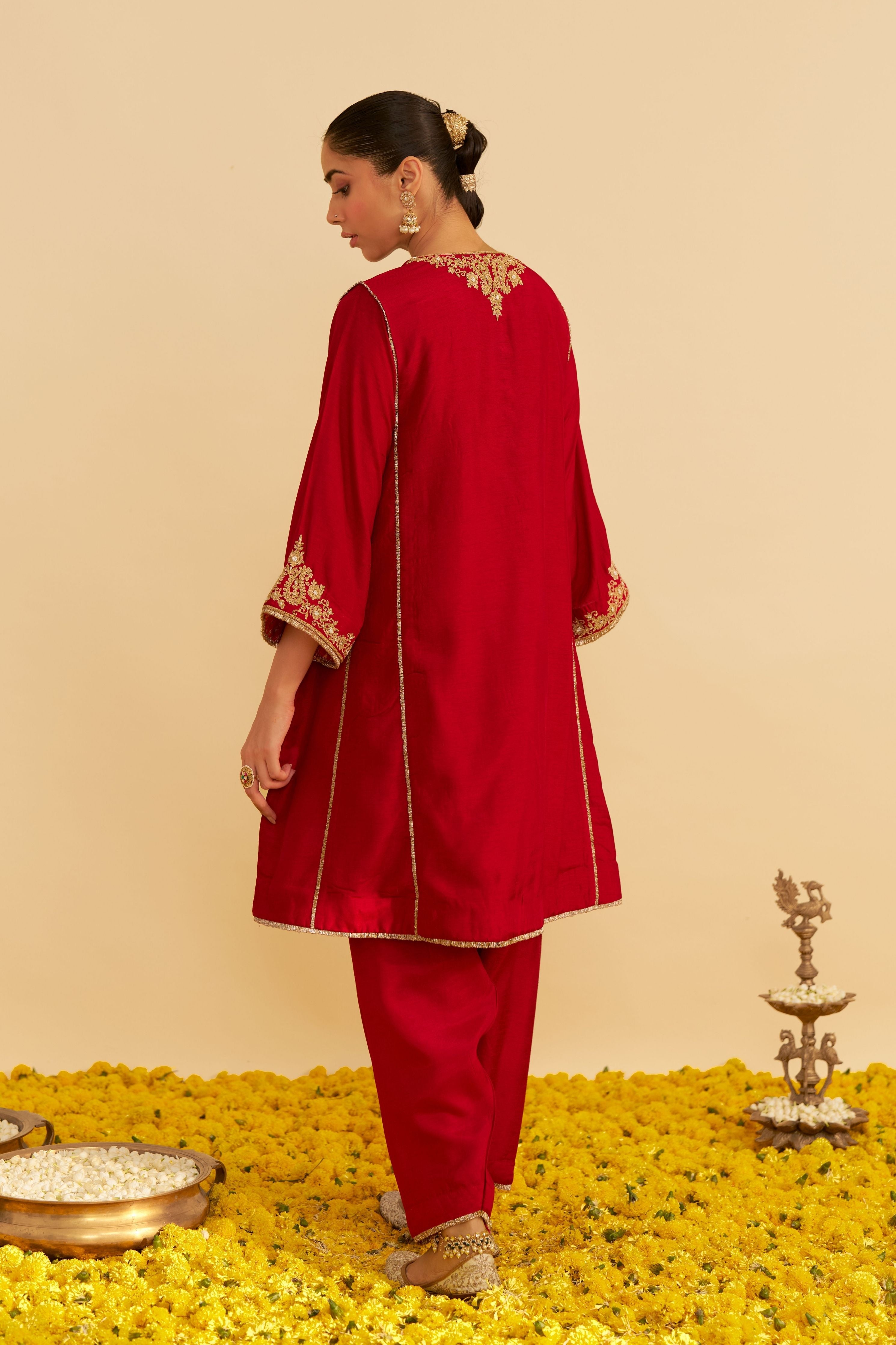 Arya Short Chauga With Salwar