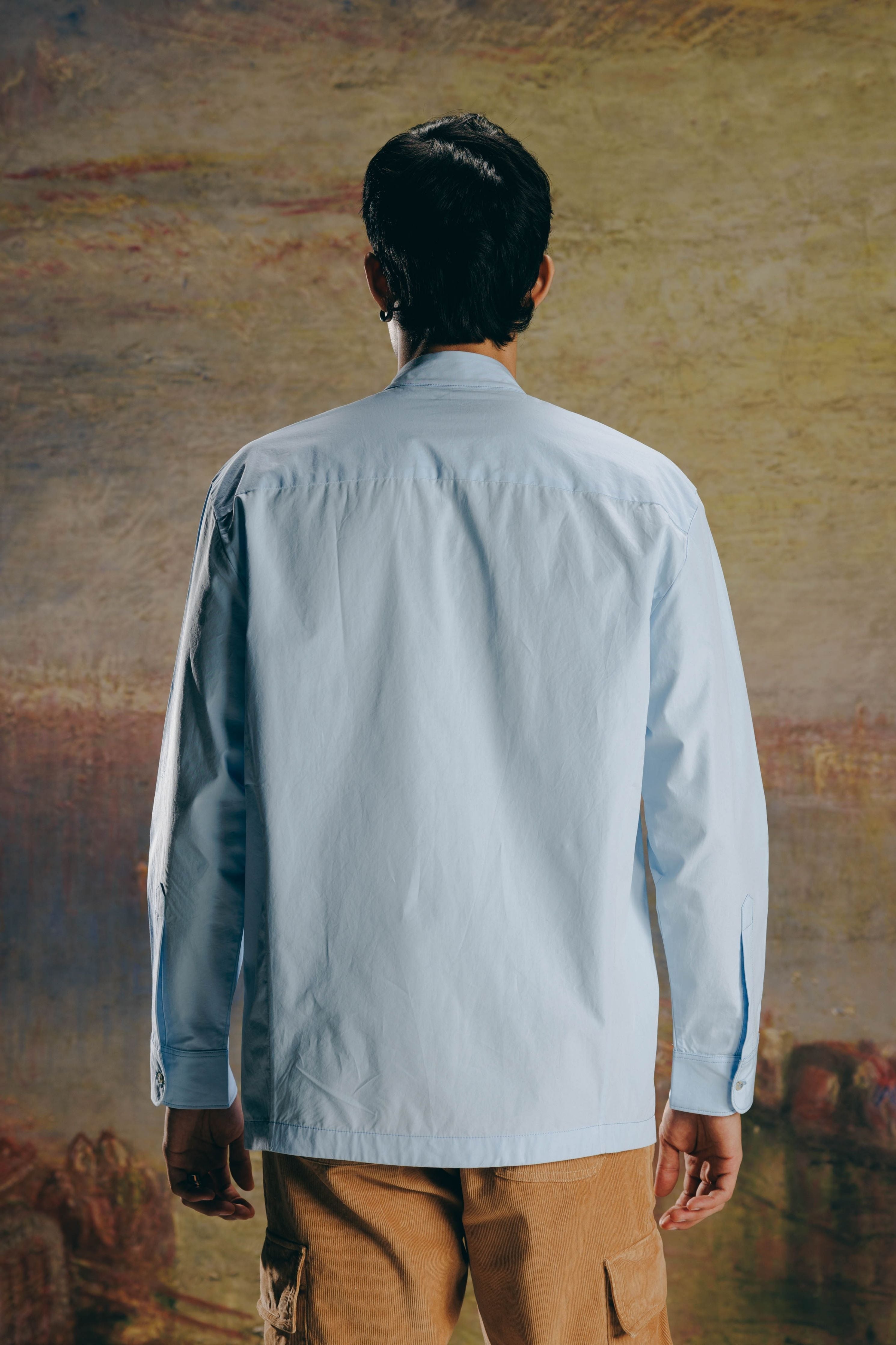 Asymmetric Nehru Overshirt