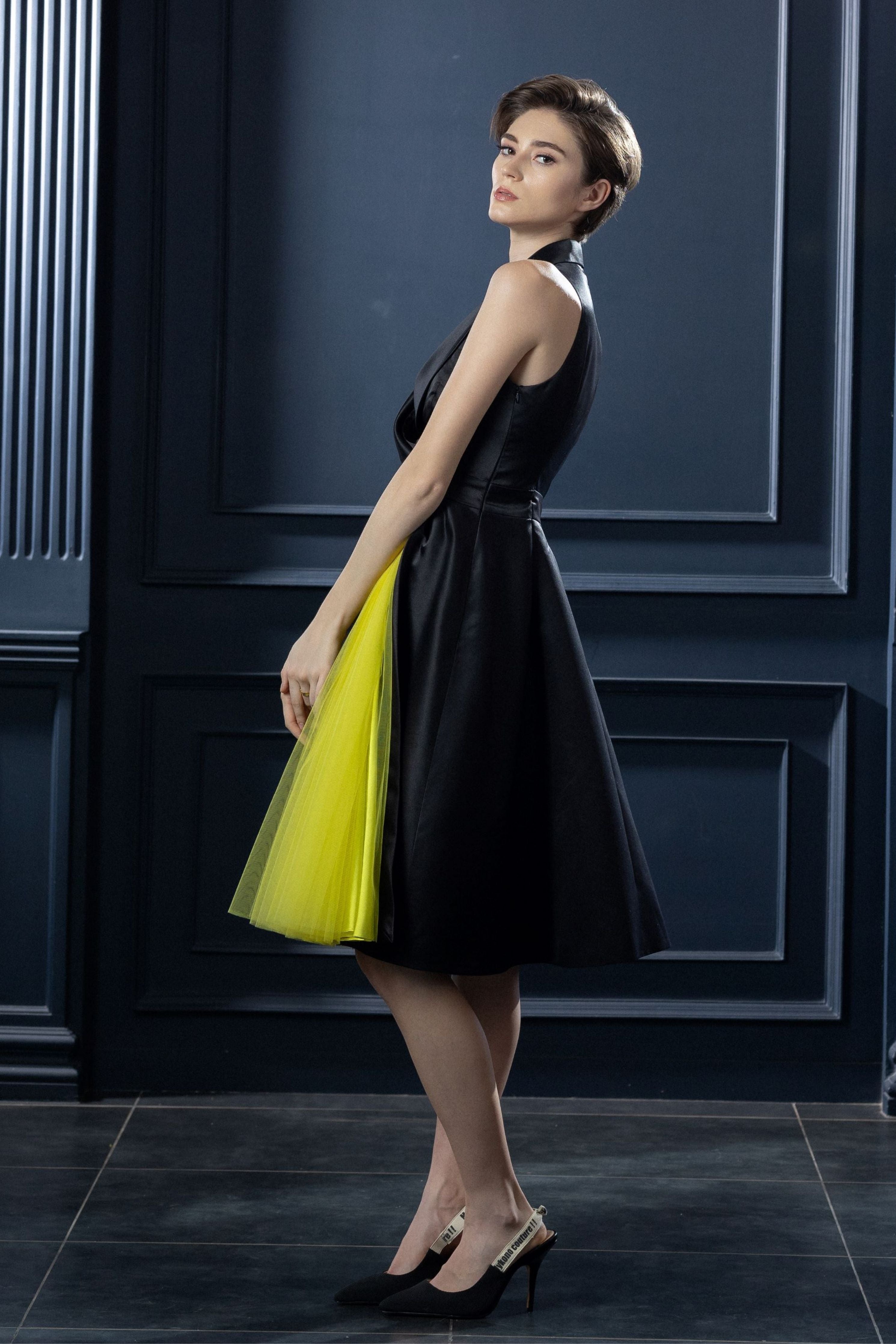 Audrey Black Neon Blazer