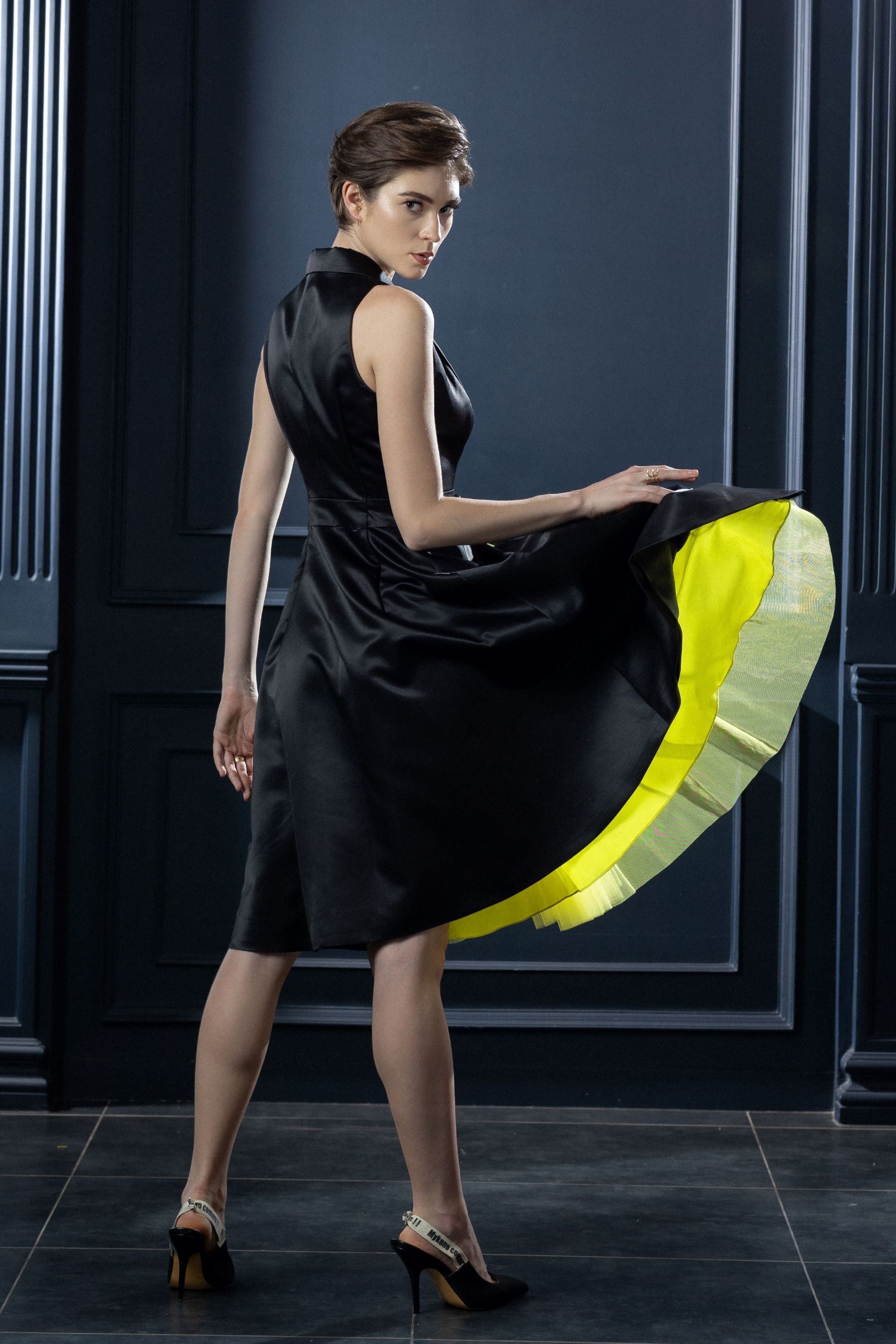 Audrey Black Neon Blazer