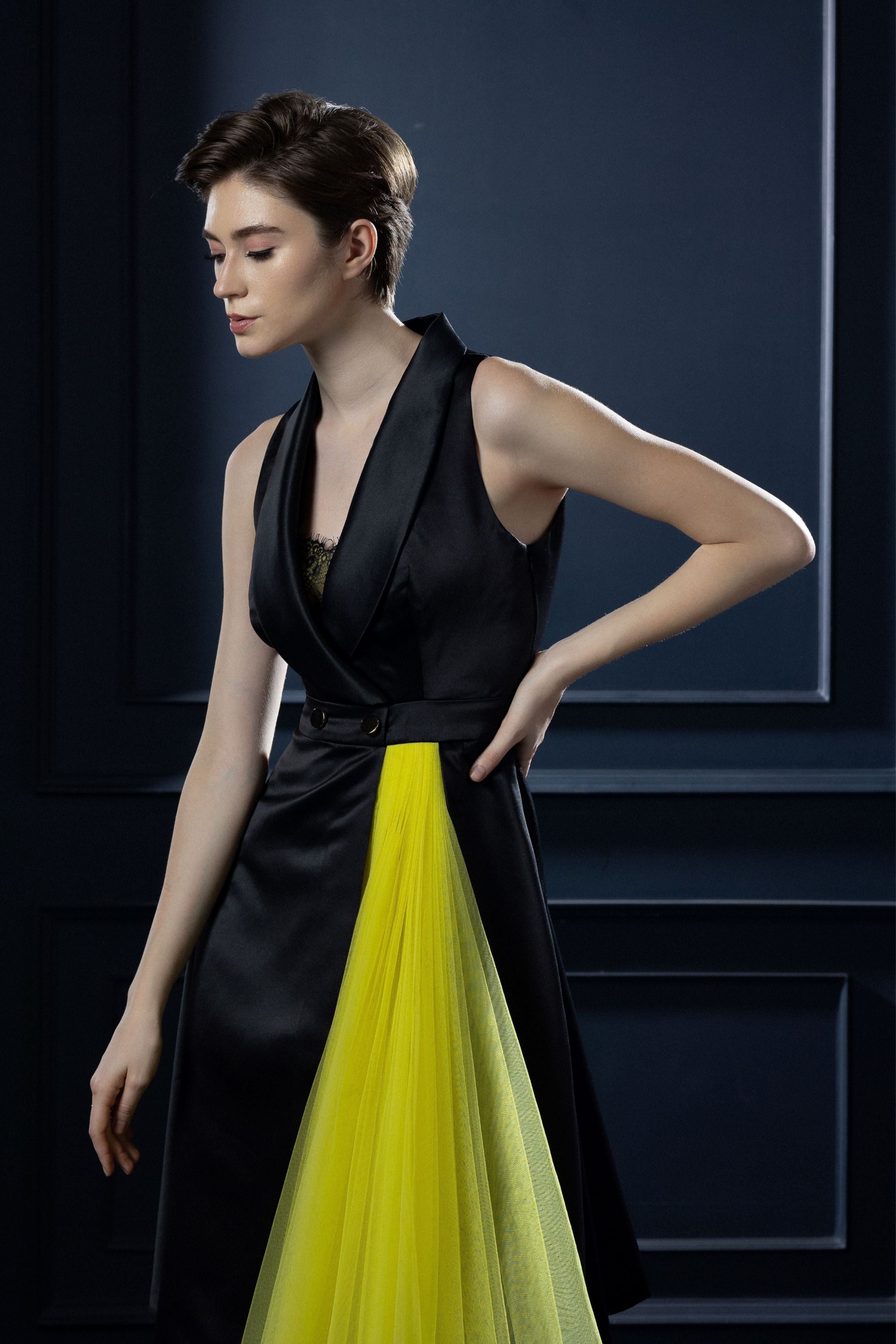 Audrey Black Neon Blazer