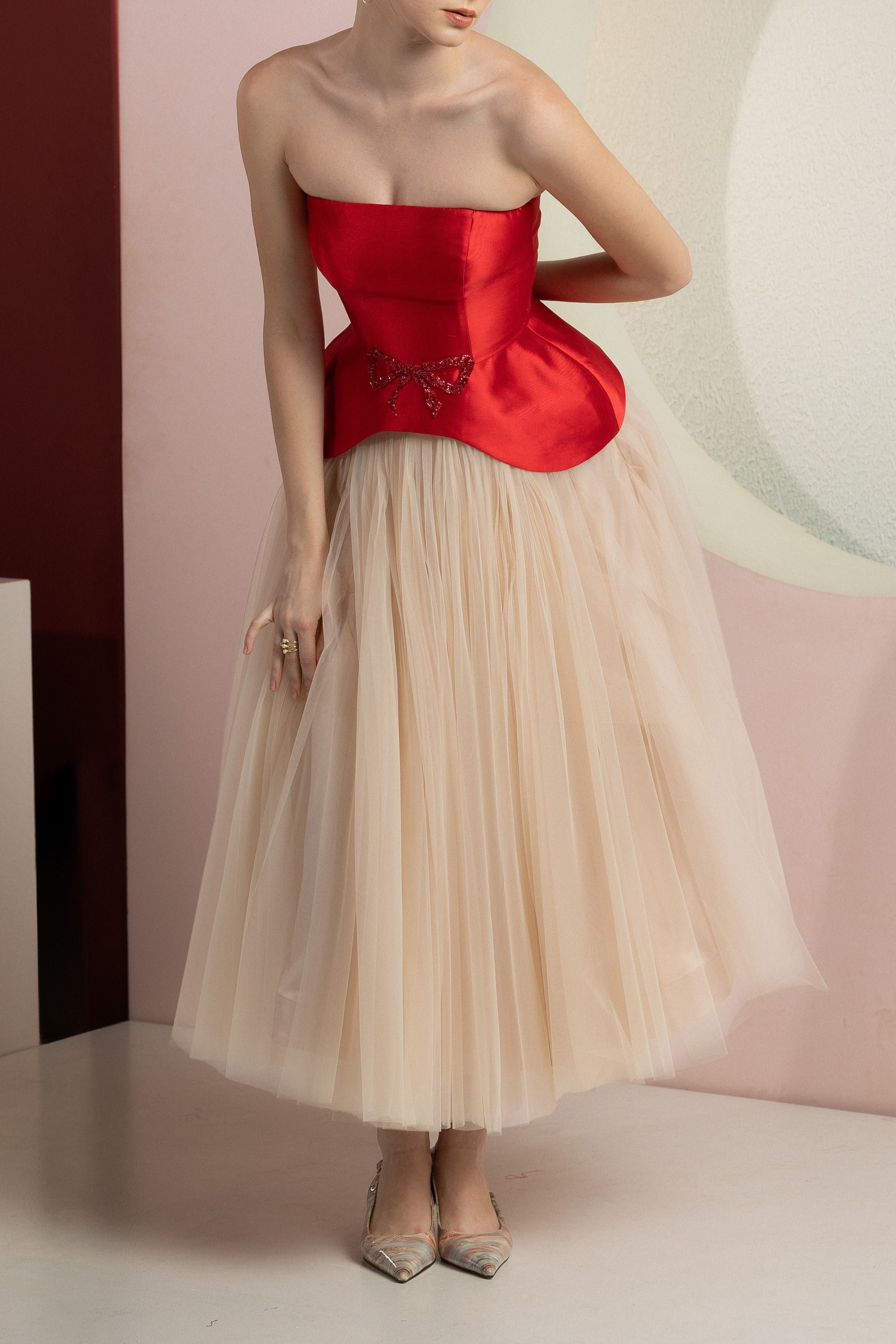 Audrey Red Co-Ordinated Set
