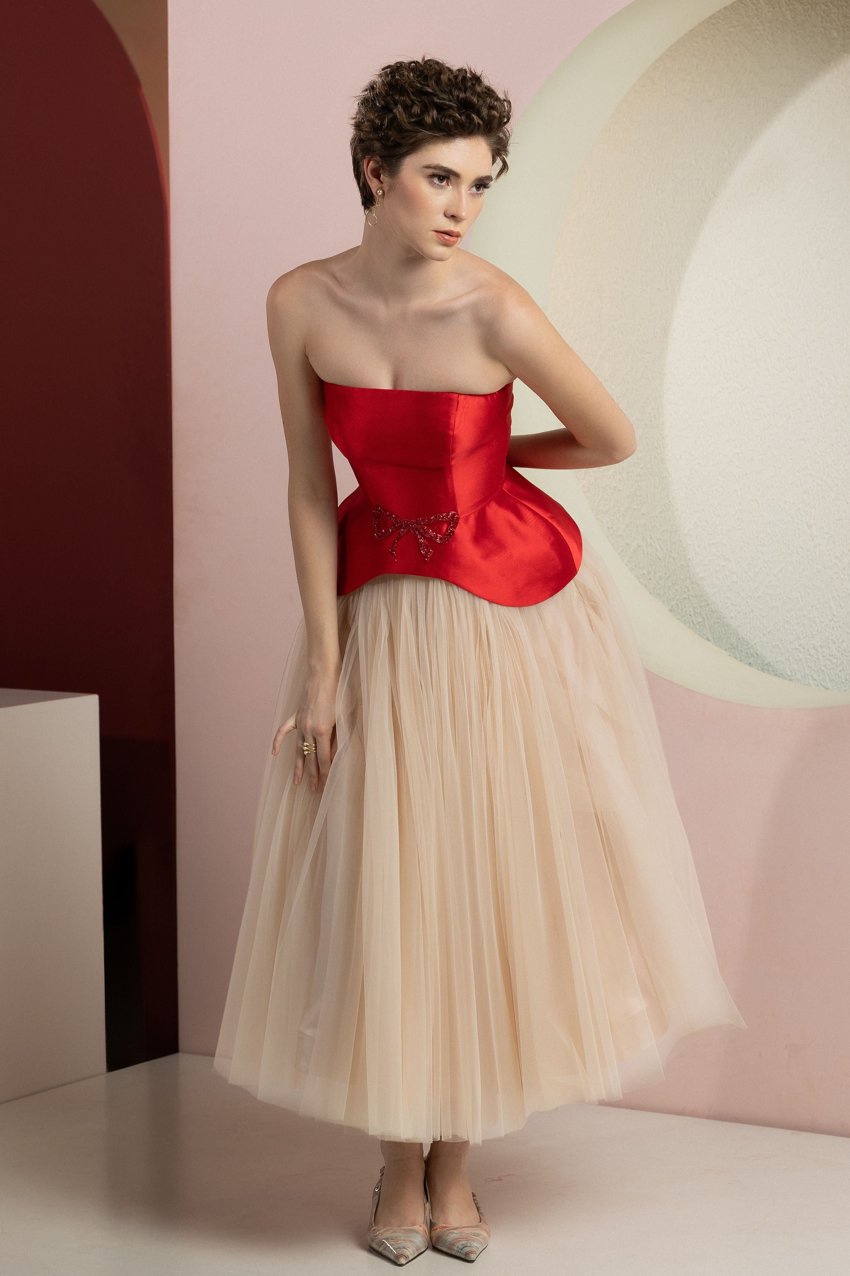 Audrey Red Co-Ordinated Set