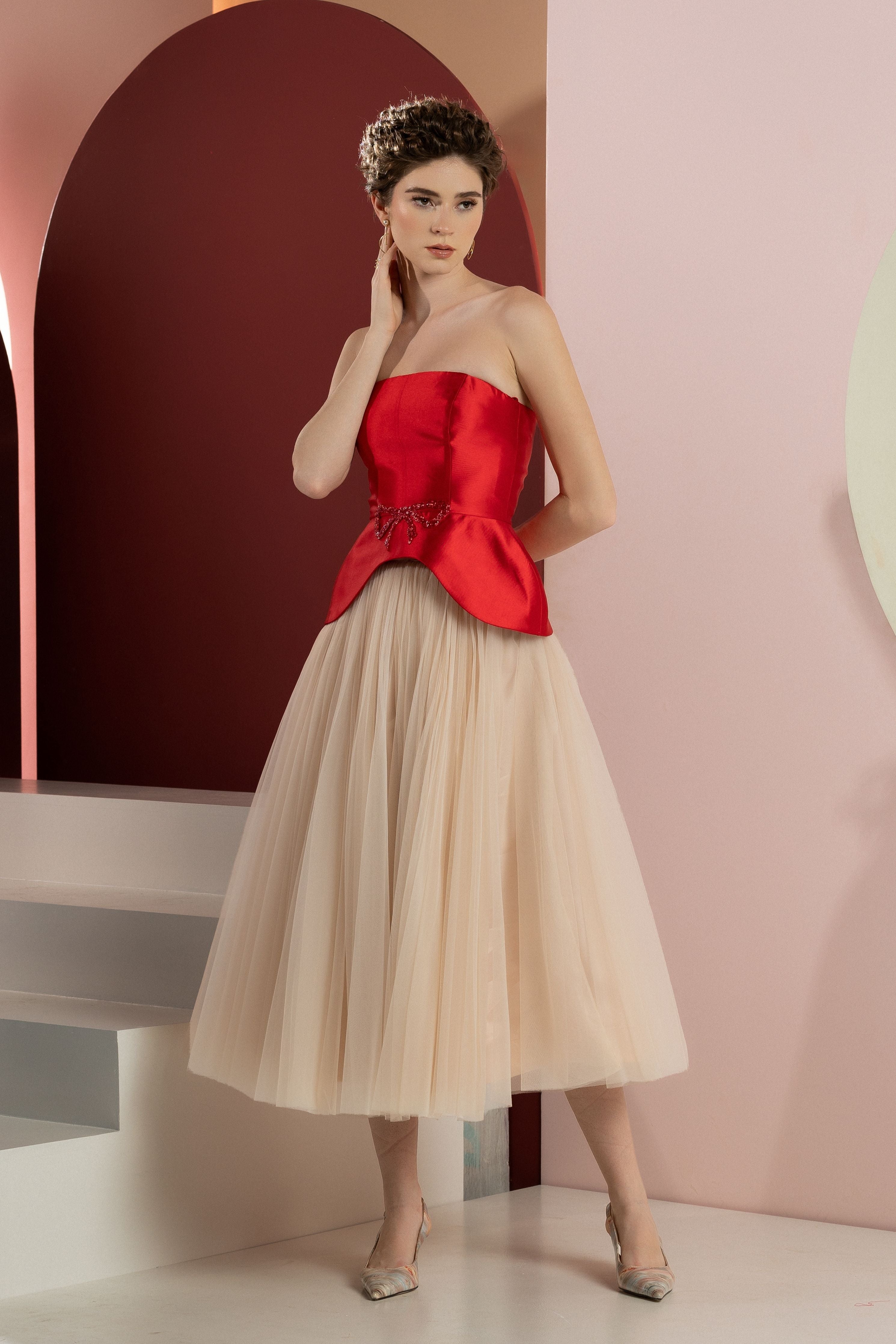 Audrey Red Co-Ordinated Set