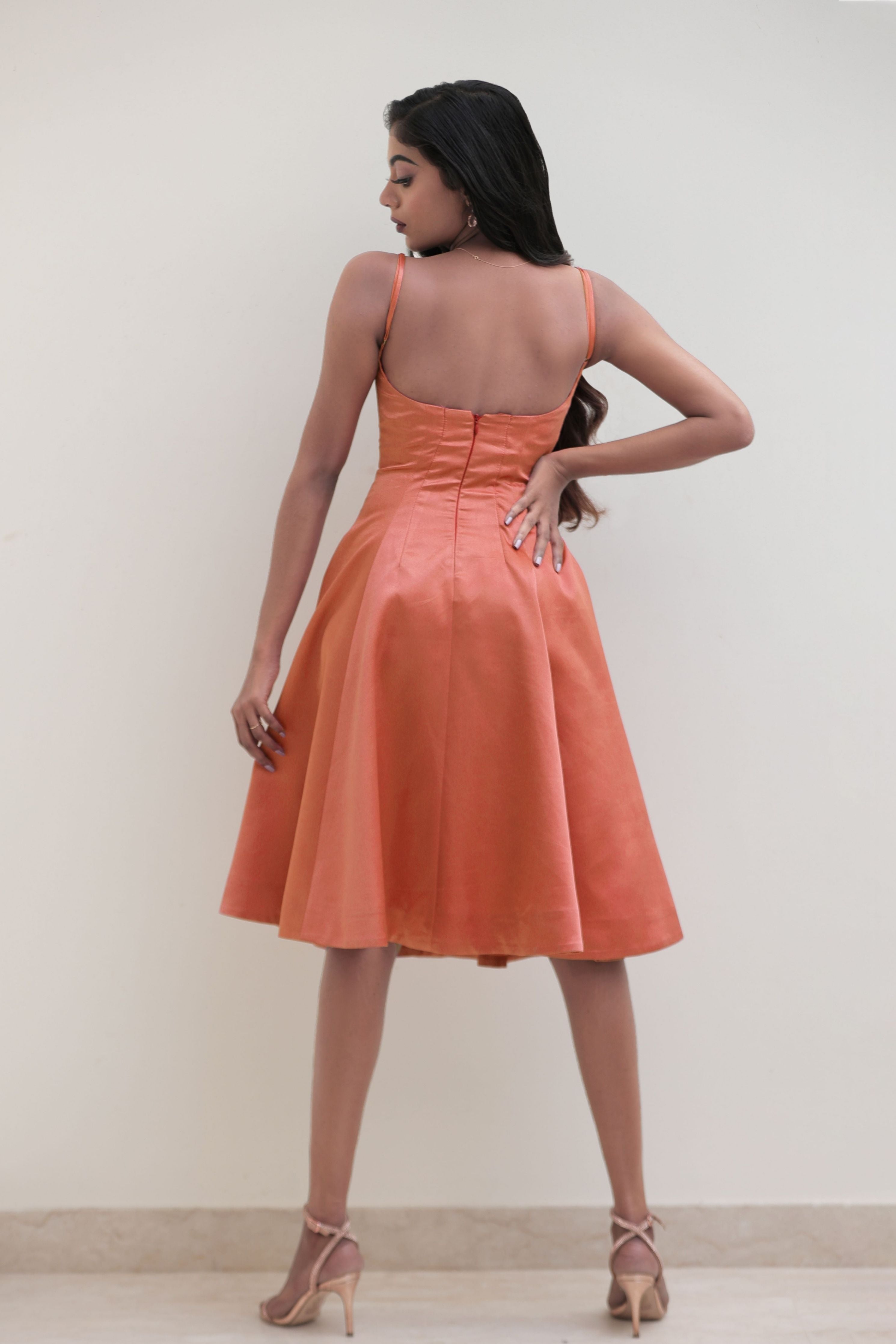 Aurora Copper Dress