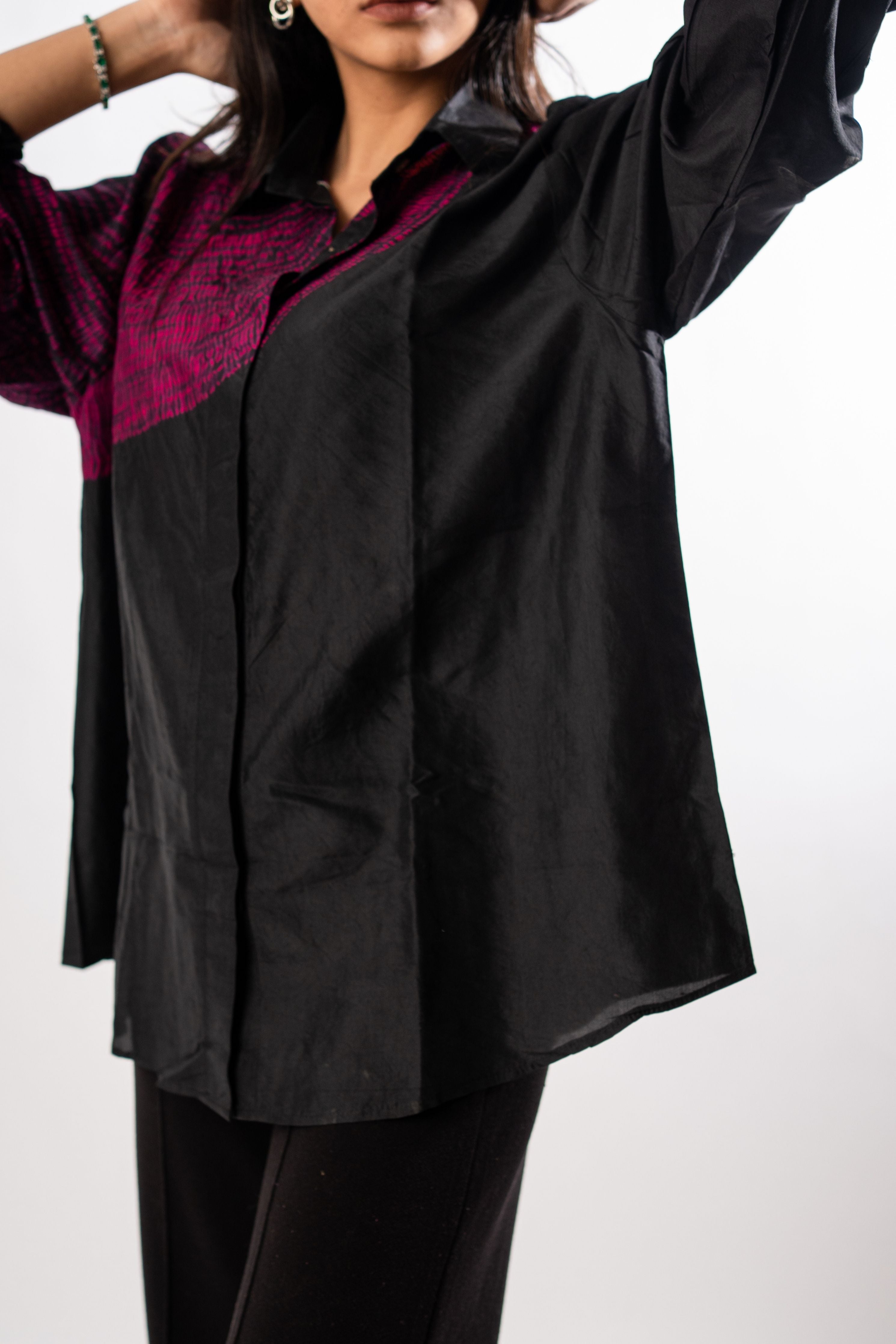 Black Shibori Shirt