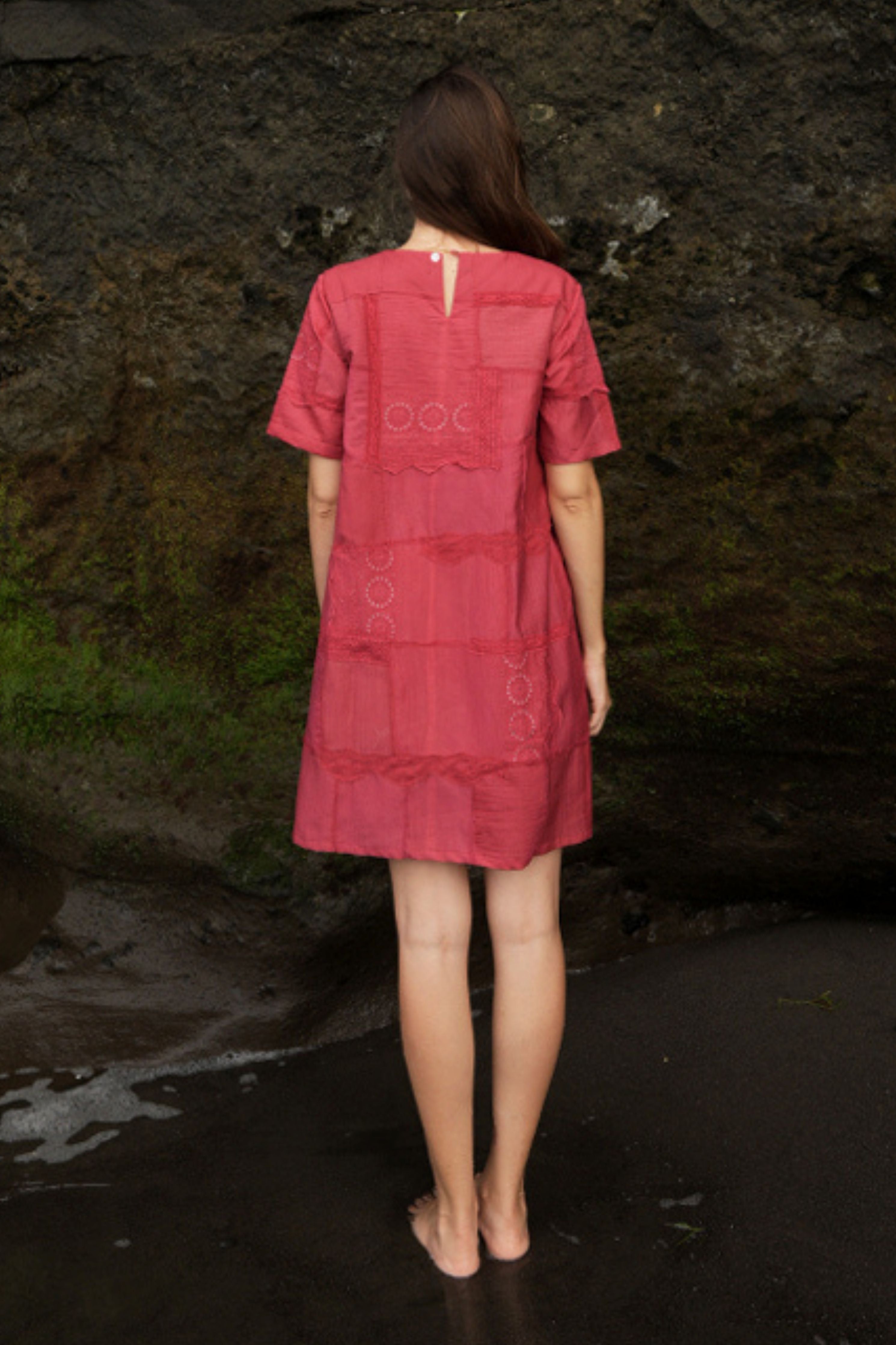 Lila Patchwork Dress