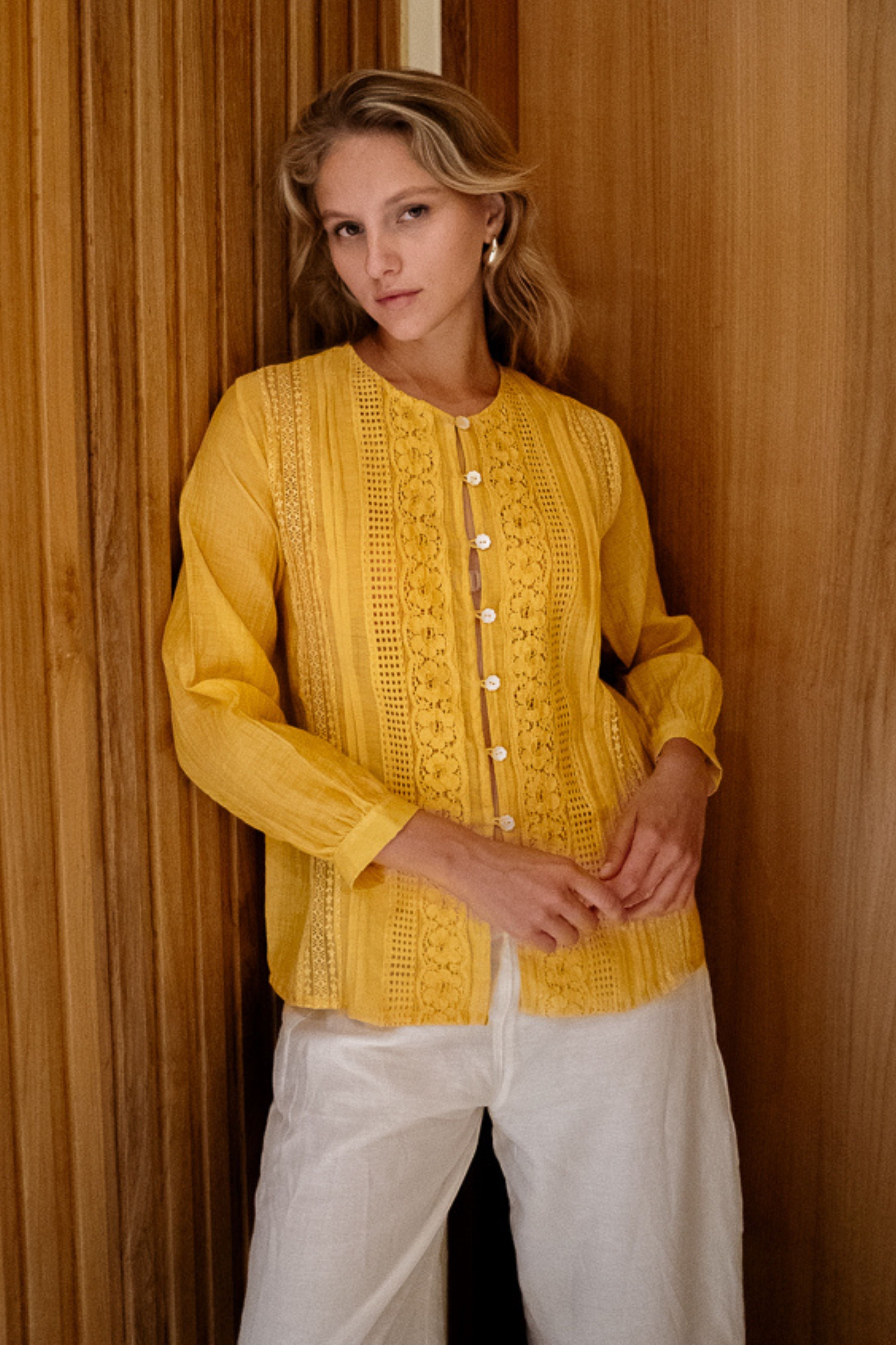 Yellow Maya Top