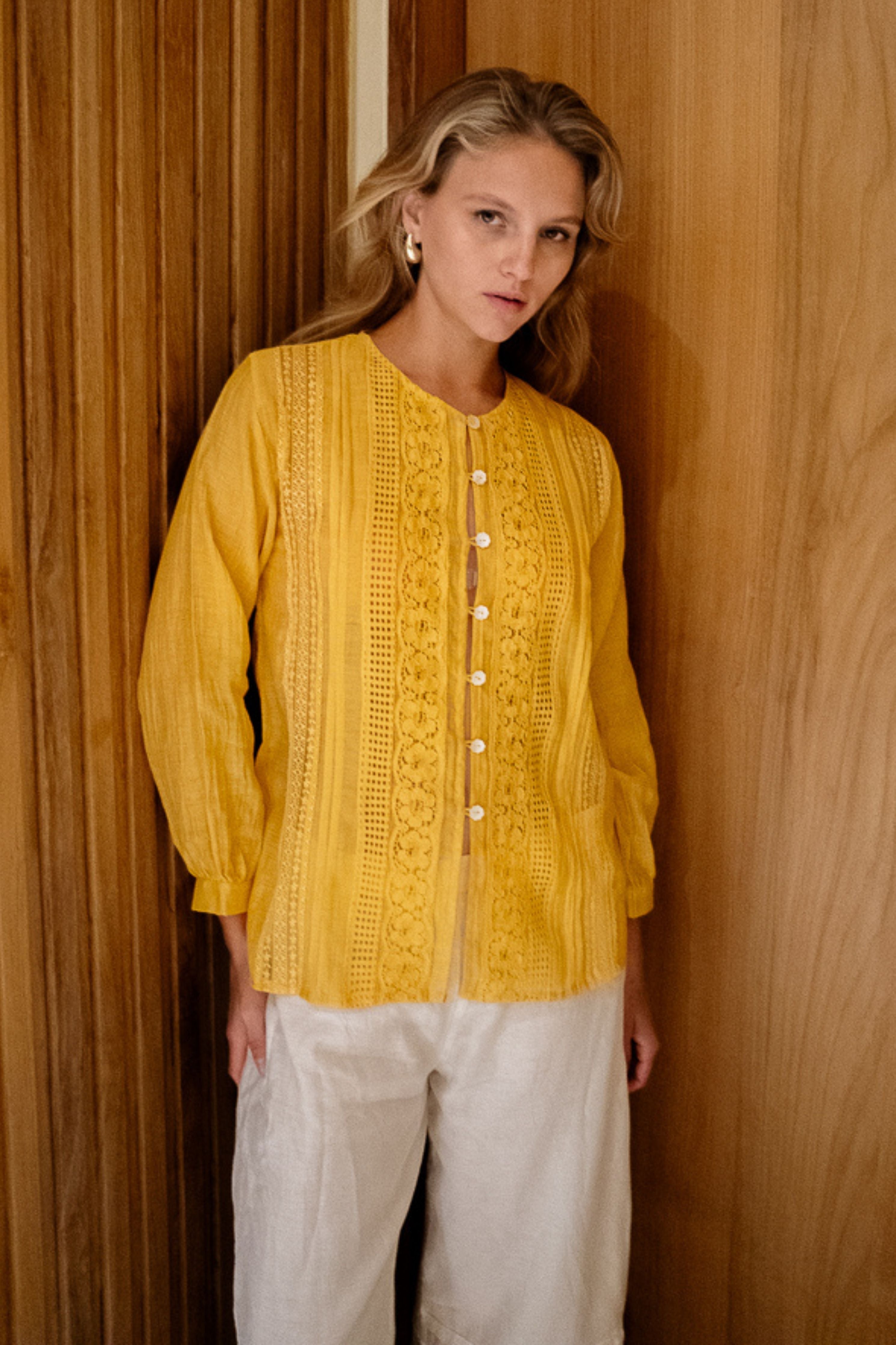 Yellow Maya Top