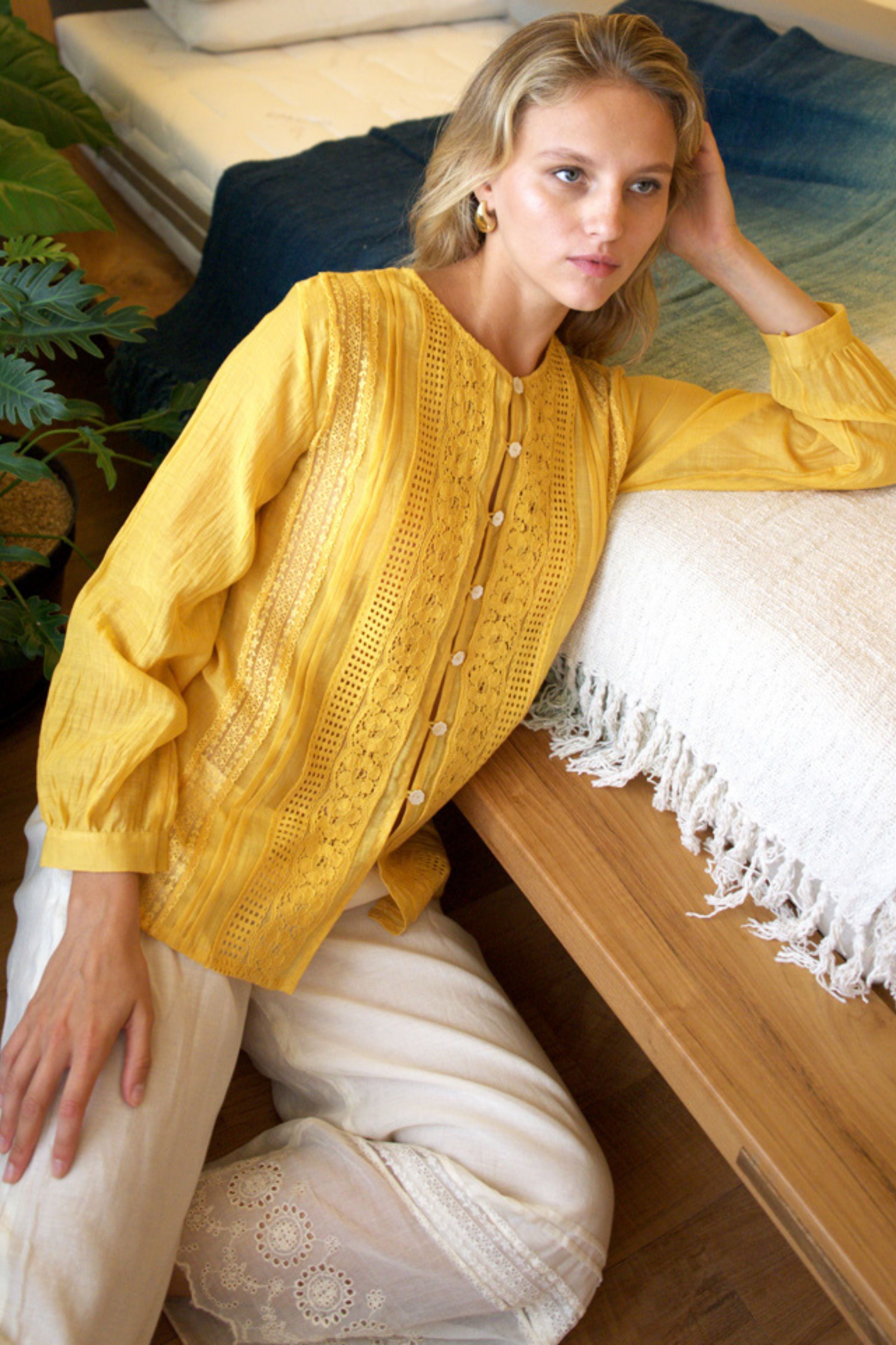 Yellow Maya Top