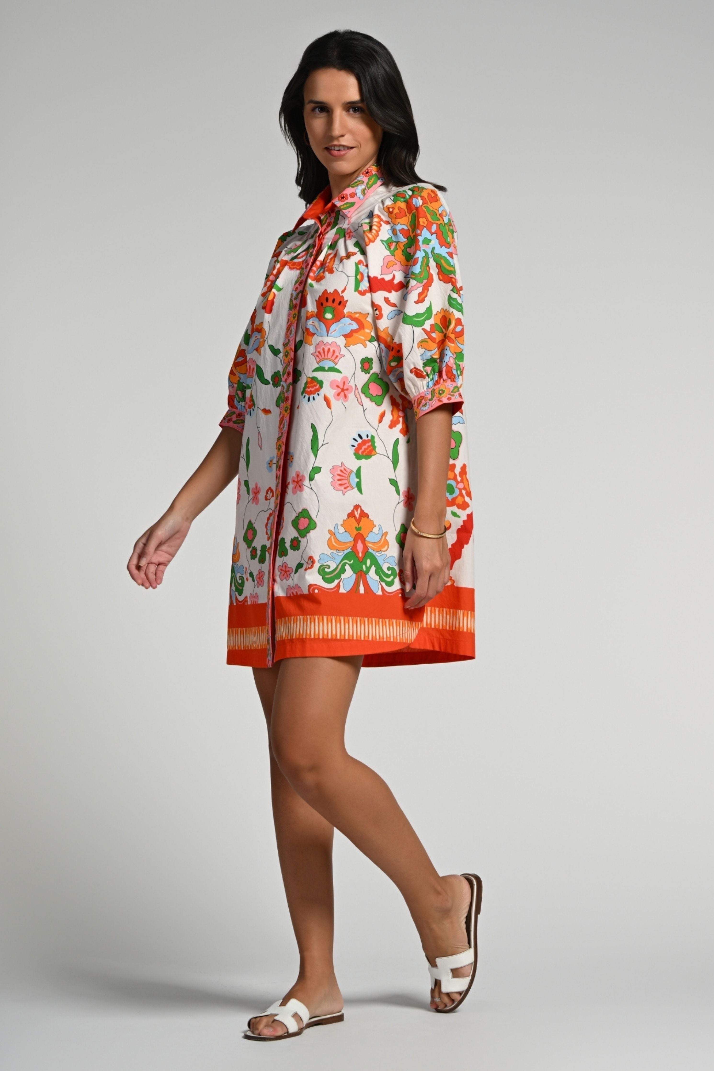 Floral Utopia Cotton Dress