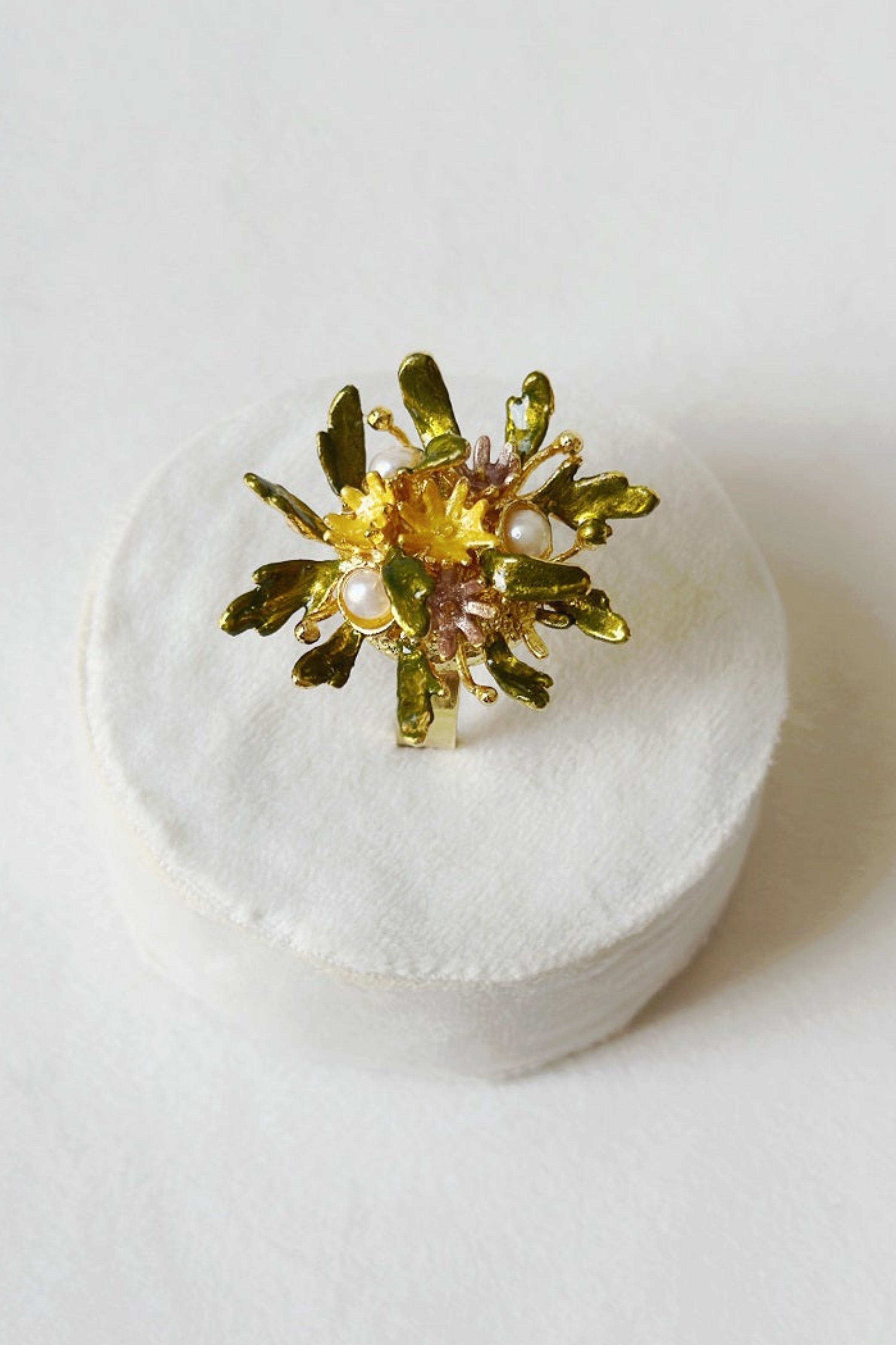 Flowerburst Ring Pastel Garden