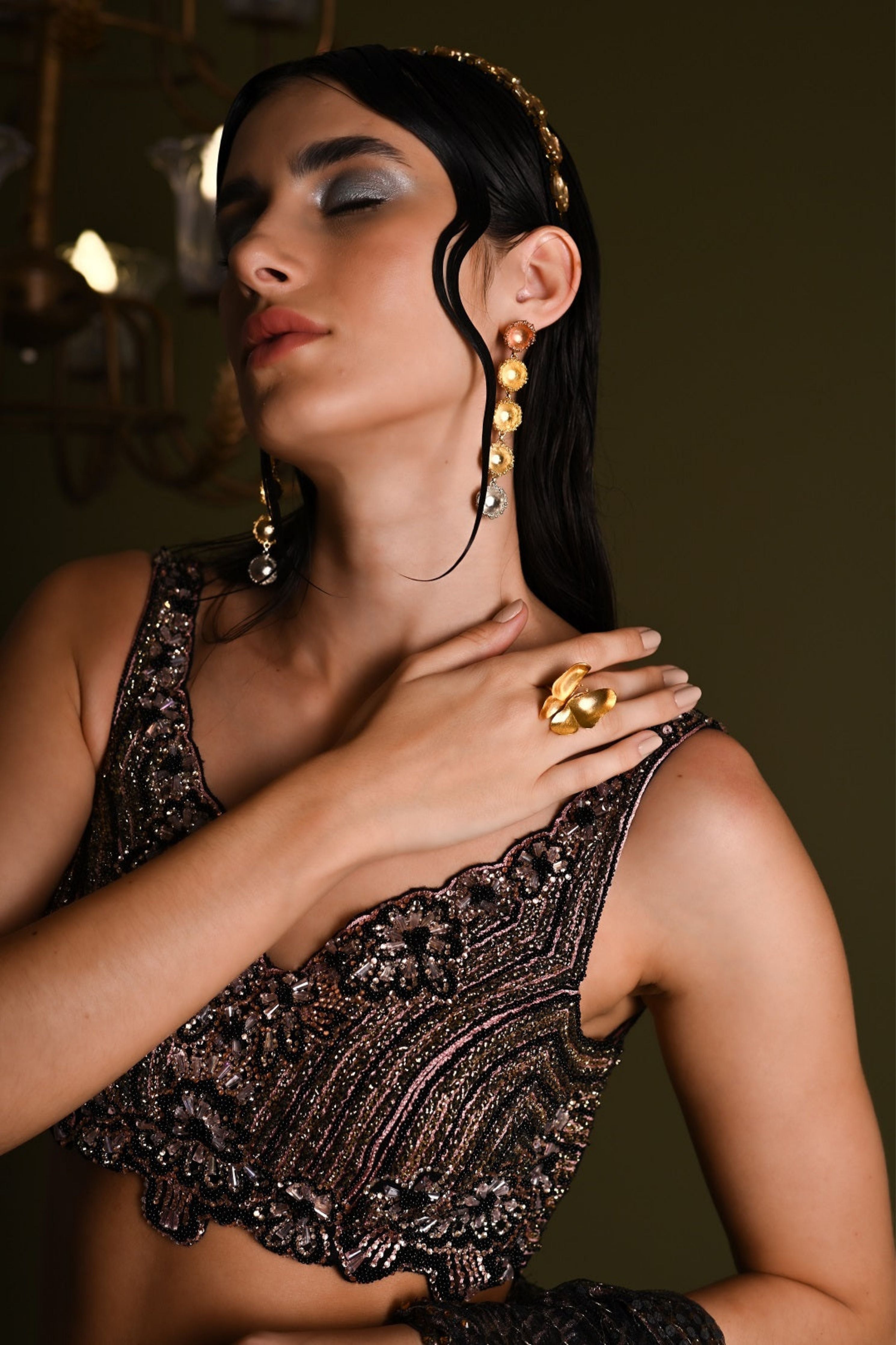 Wings of Spring open Butterfly ring gold