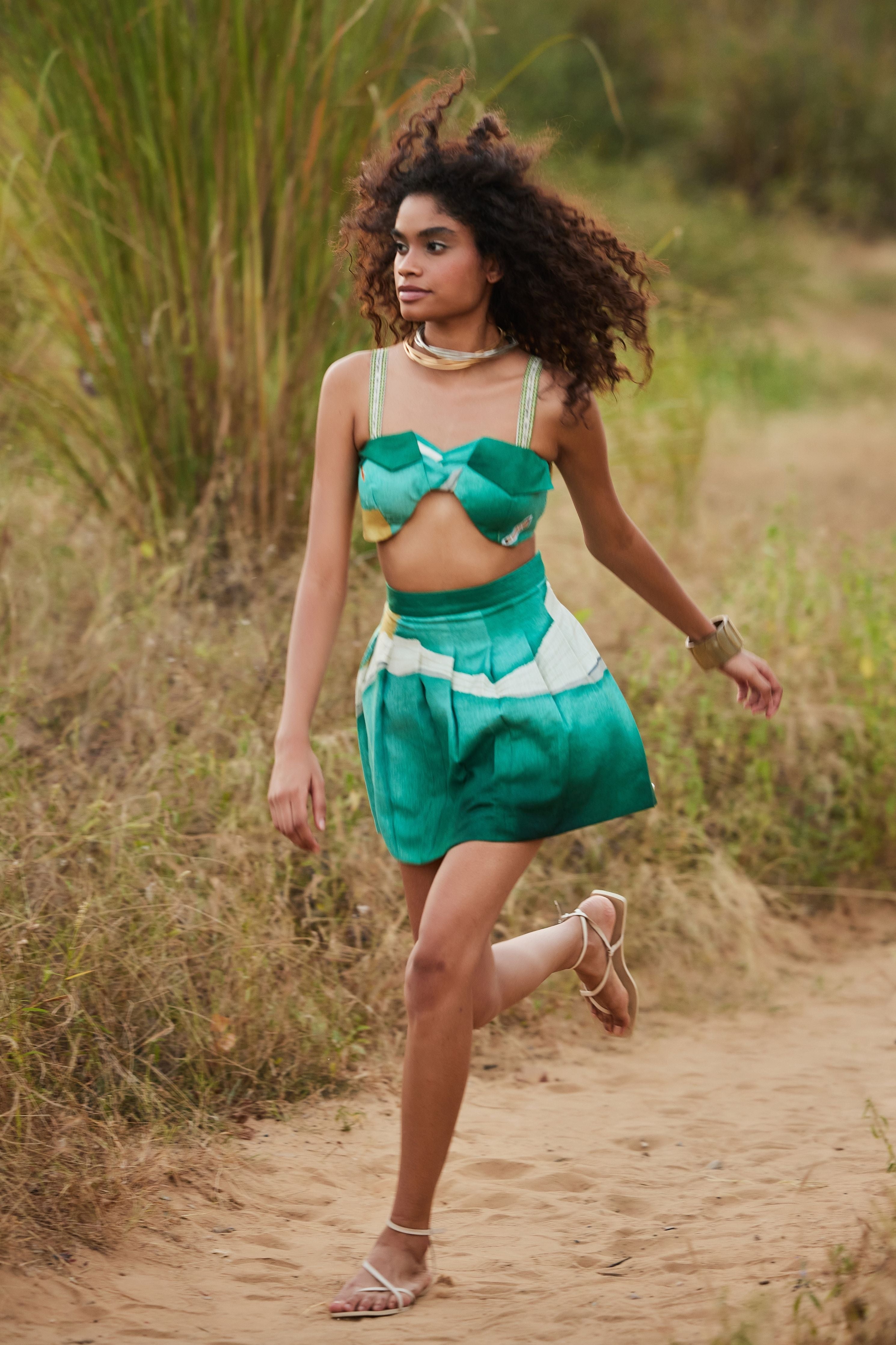 Tidal Teal Skirt