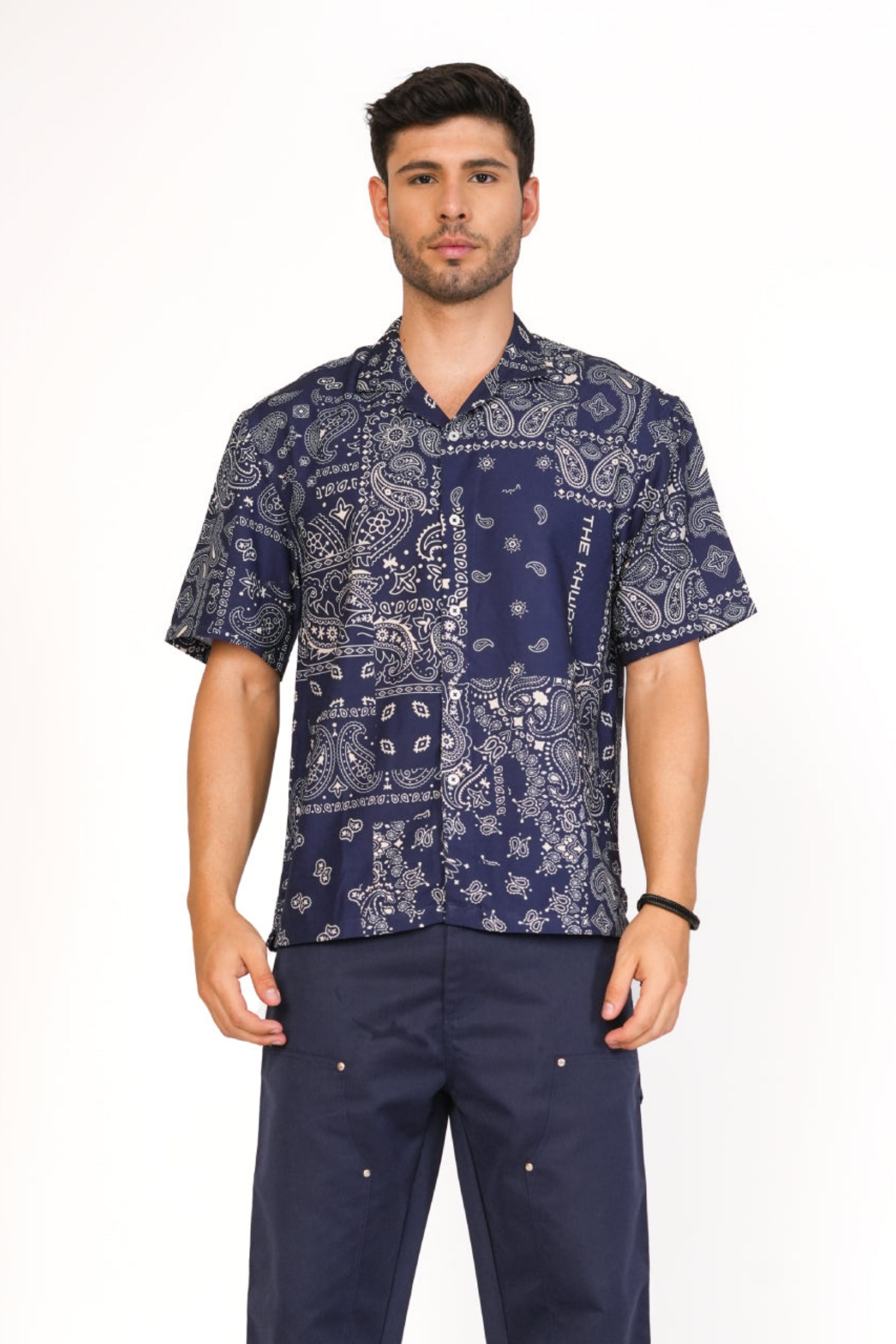 Bandana Print Logo Shirt