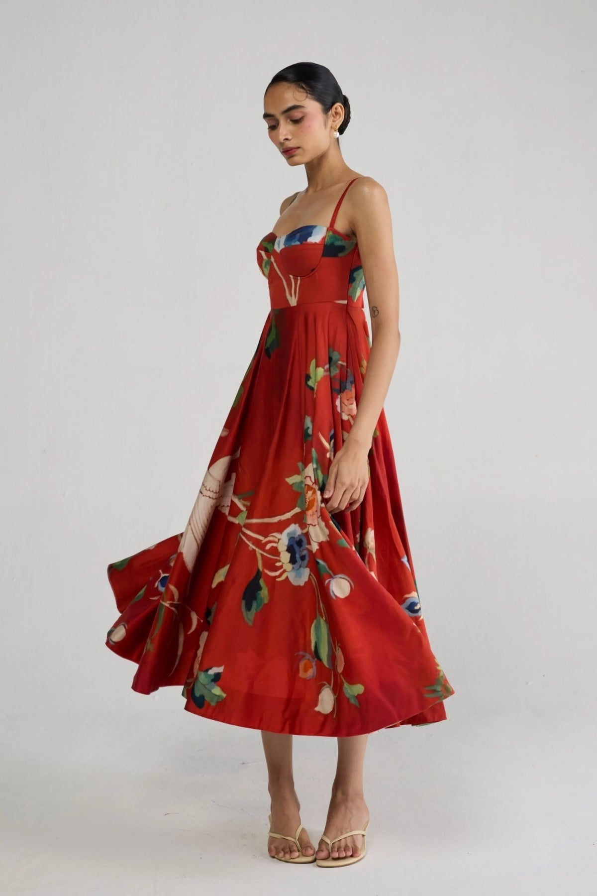 Bara Flared Bralette Dress