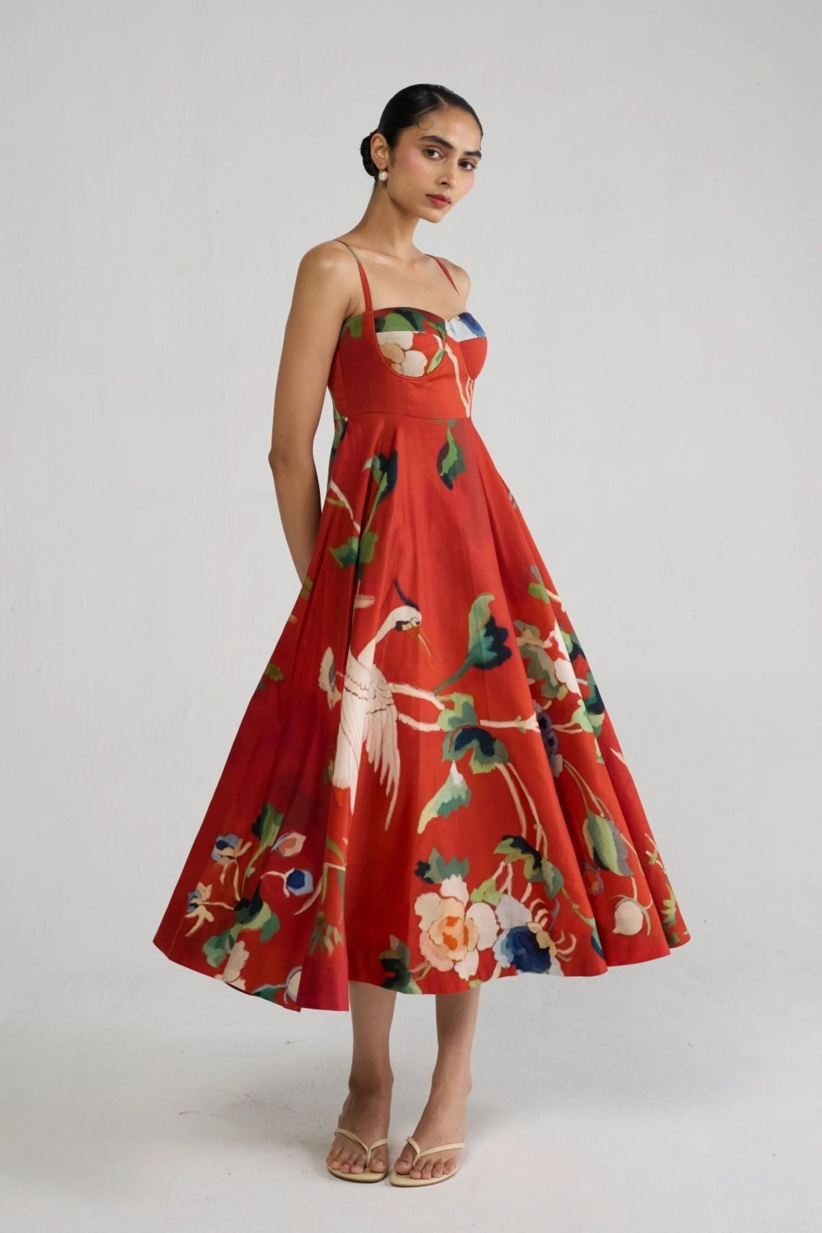 Bara Flared Bralette Dress