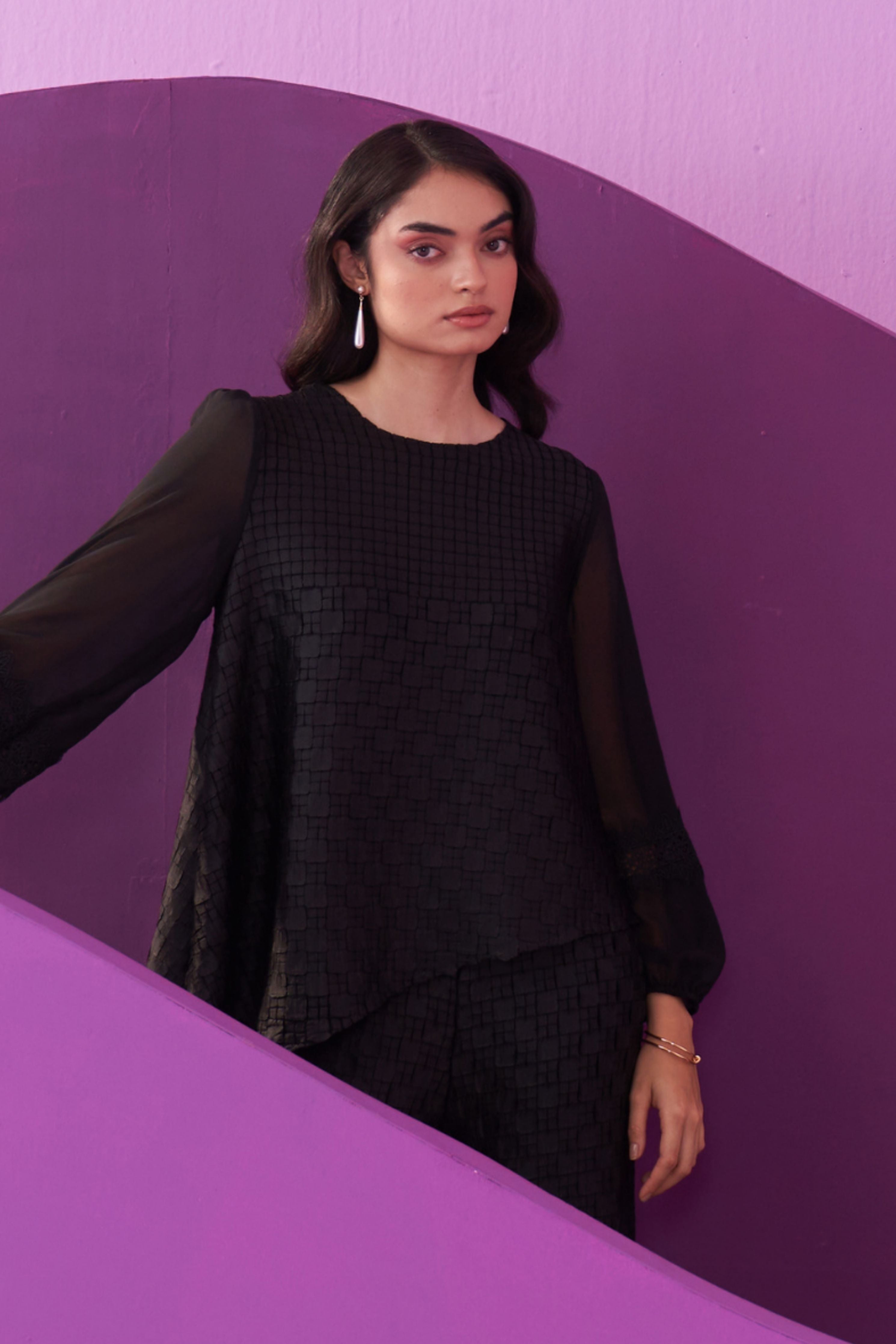 Black Alexa Co-Ord Set