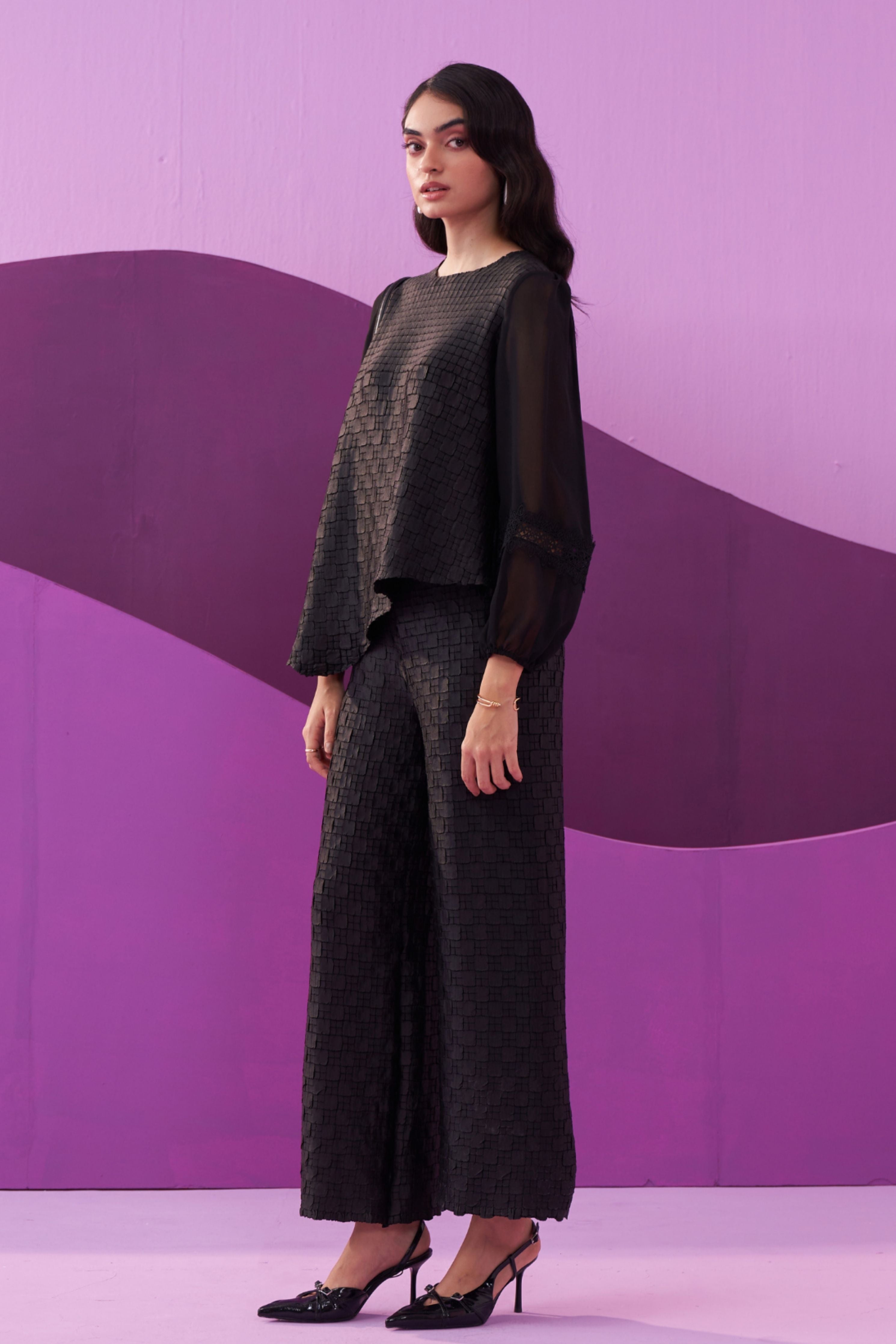 Black Alexa Co-Ord Set