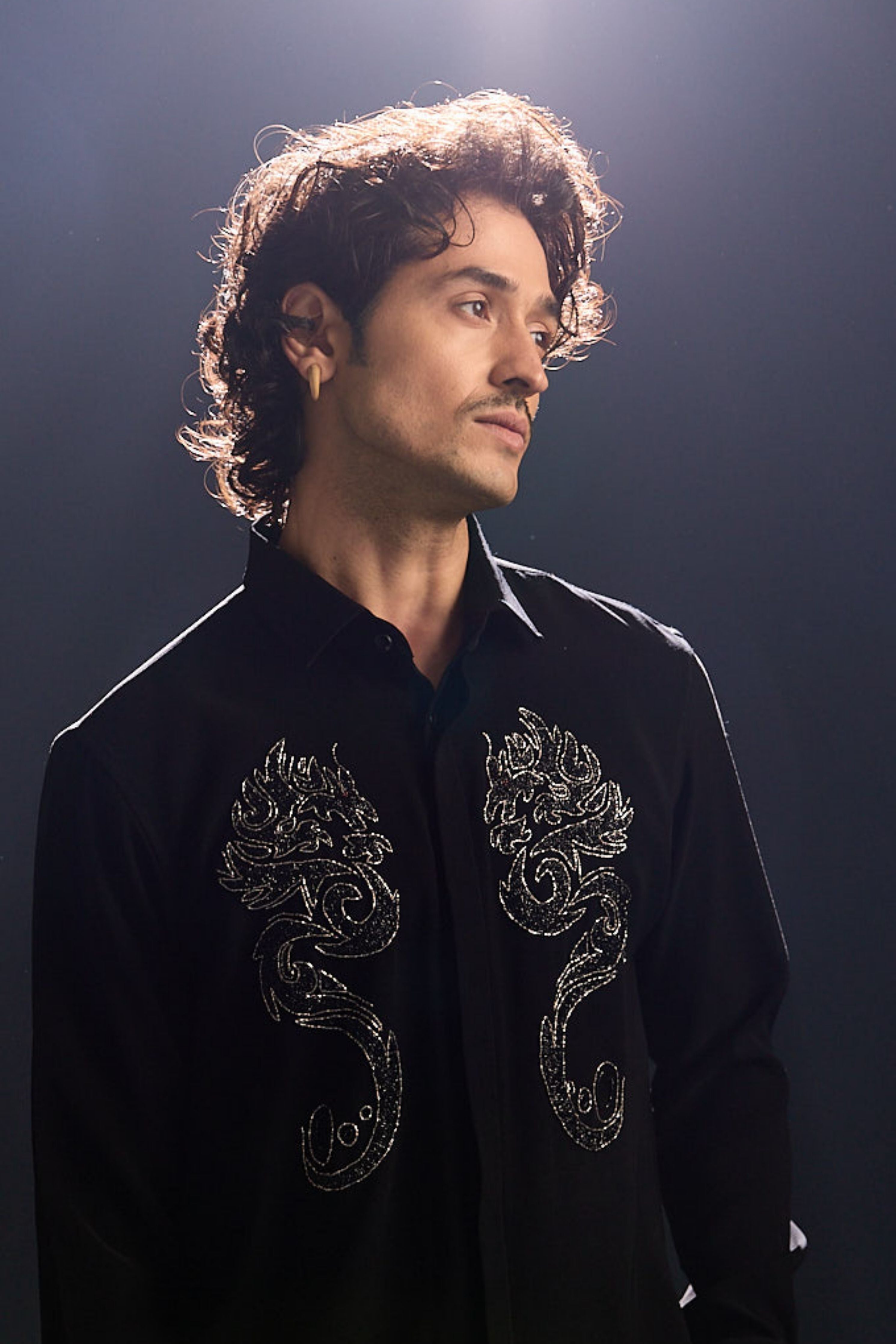 Black Embroidery Shirt