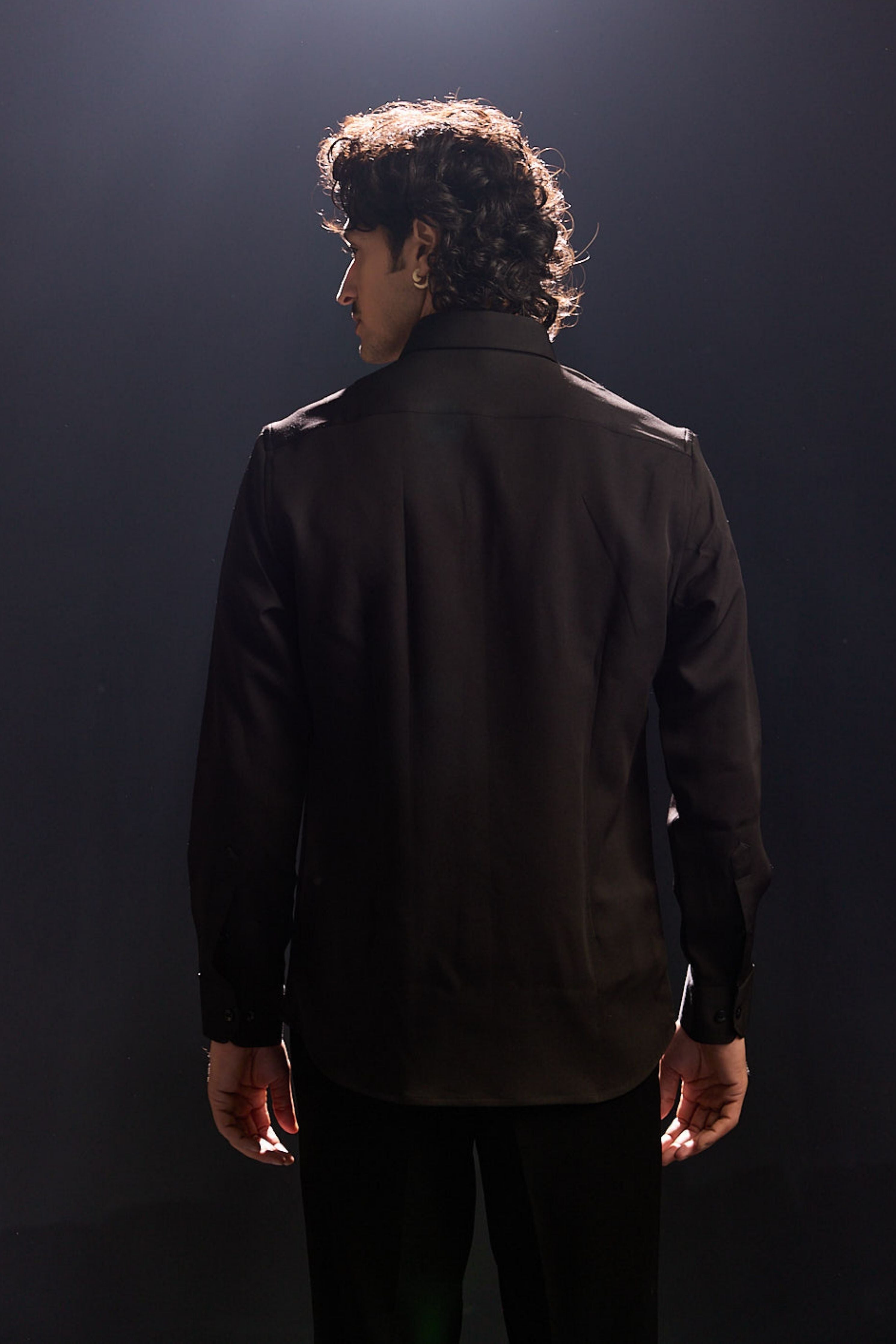 Black Embroidery Shirt